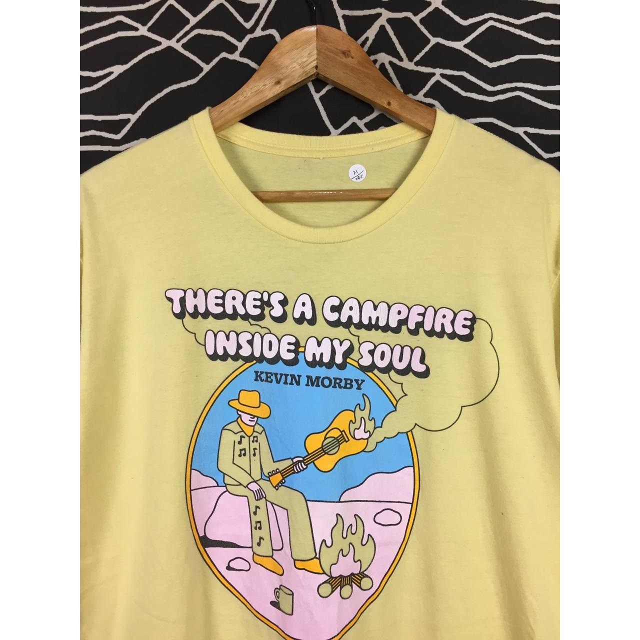 Band Tees Kevin Morby There's A Campfire Inside My Soul Tee Size US L / EU 52-54 / 3 - 3 Thumbnail