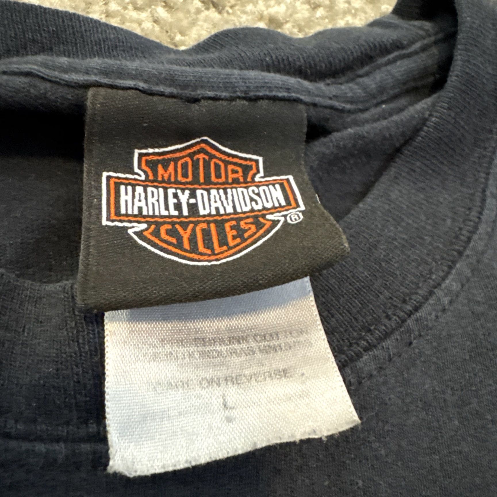 Harley Davidson VINTAGE Harley-Davidson Life Begins When You Get One T-Shirt Large Black Men L shirt Size US L / EU 52-54 / 3 - 6 Thumbnail