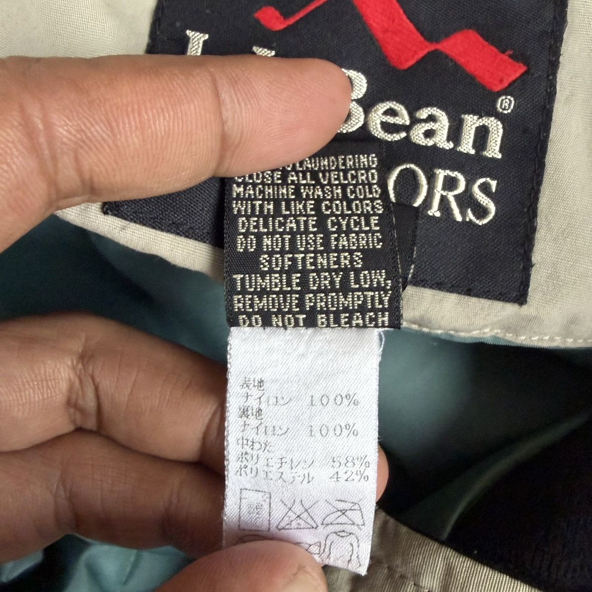 L.L. Bean L.L.Bean Outdoor Jacket Hooded Beige Gorpcore Minimalist Size US L / EU 52-54 / 3 - 16 Thumbnail