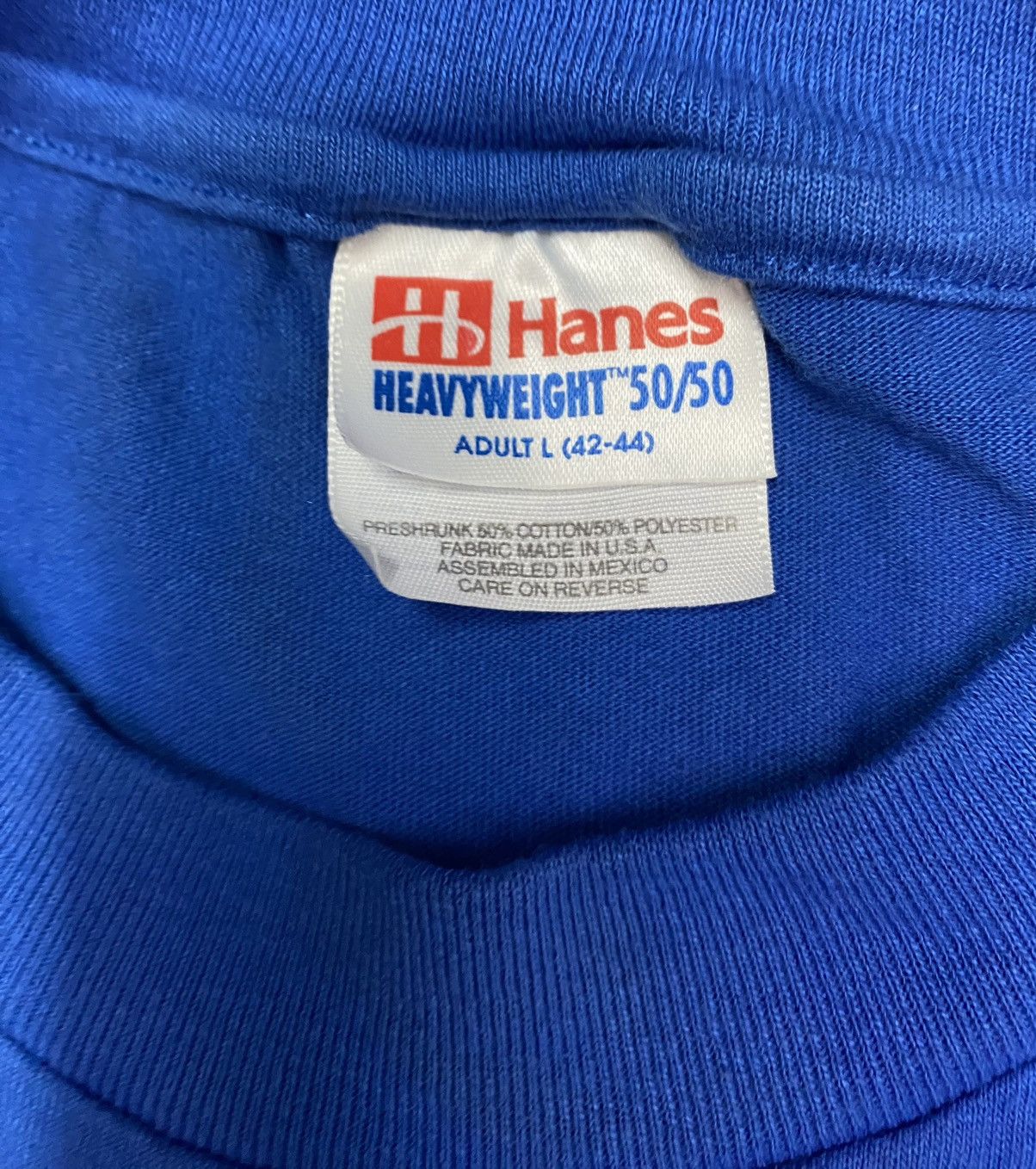 Vintage Vintage Crazy Hanes 50/50 Y2K Essential 90’s Reunion Tee L Size US L / EU 52-54 / 3 - 4 Thumbnail