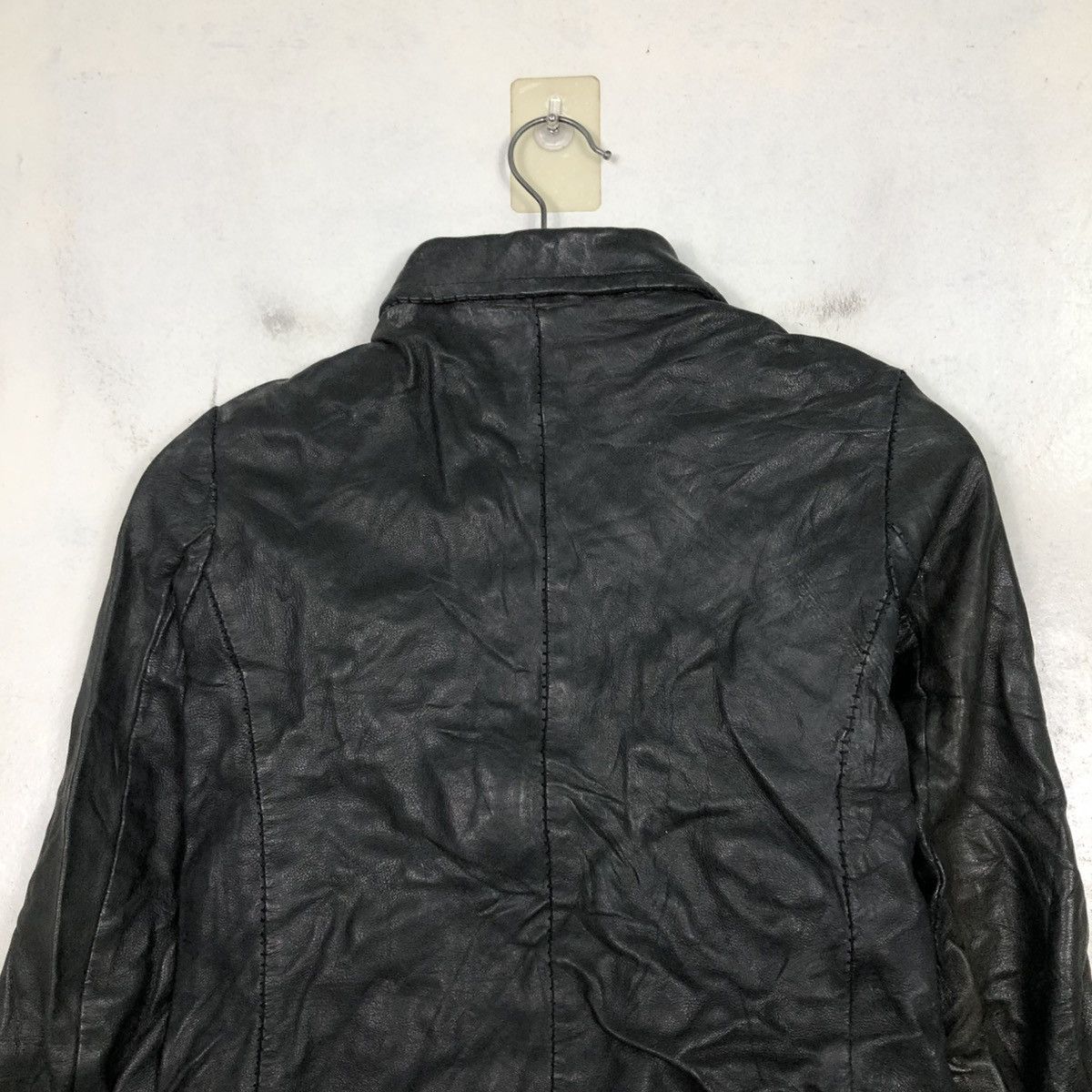 Japanese Brand 📌Cropped Biker Leather Jacket Rose Bud Bondage Size US M / EU 48-50 / 2 - 11 Thumbnail