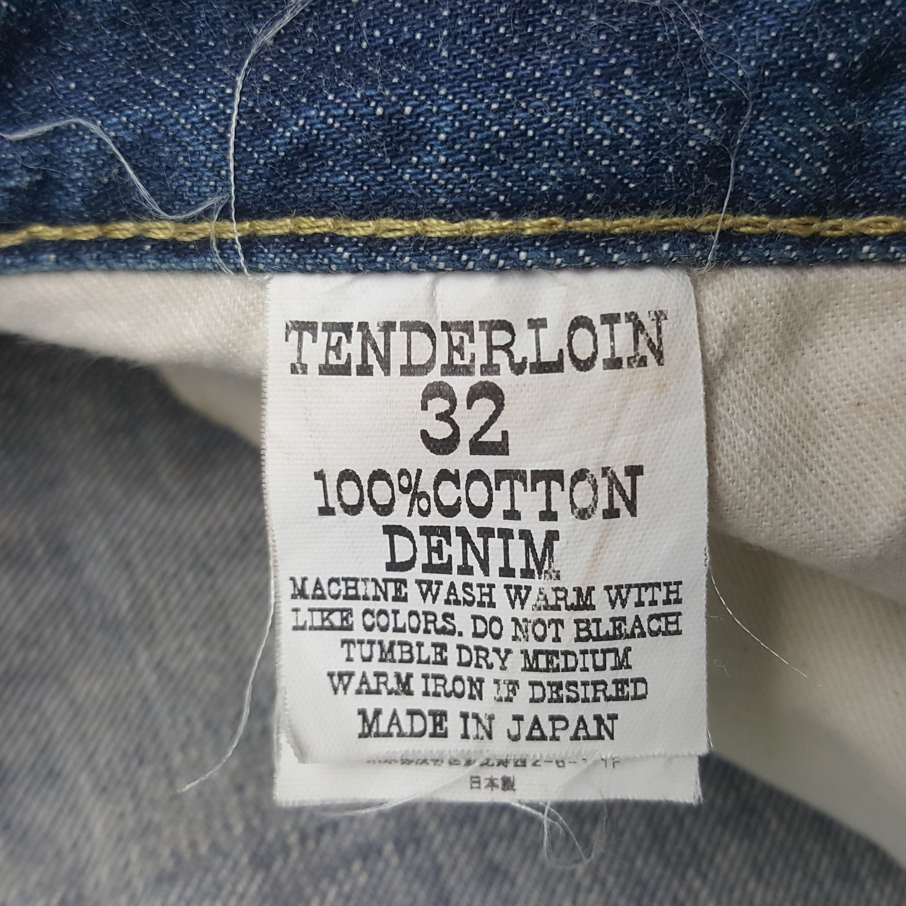 Tenderloin Vintage The Tenderloin Selvedge Baggy Denim Jeans RR13 Size US 32 / EU 48 - 9 Thumbnail