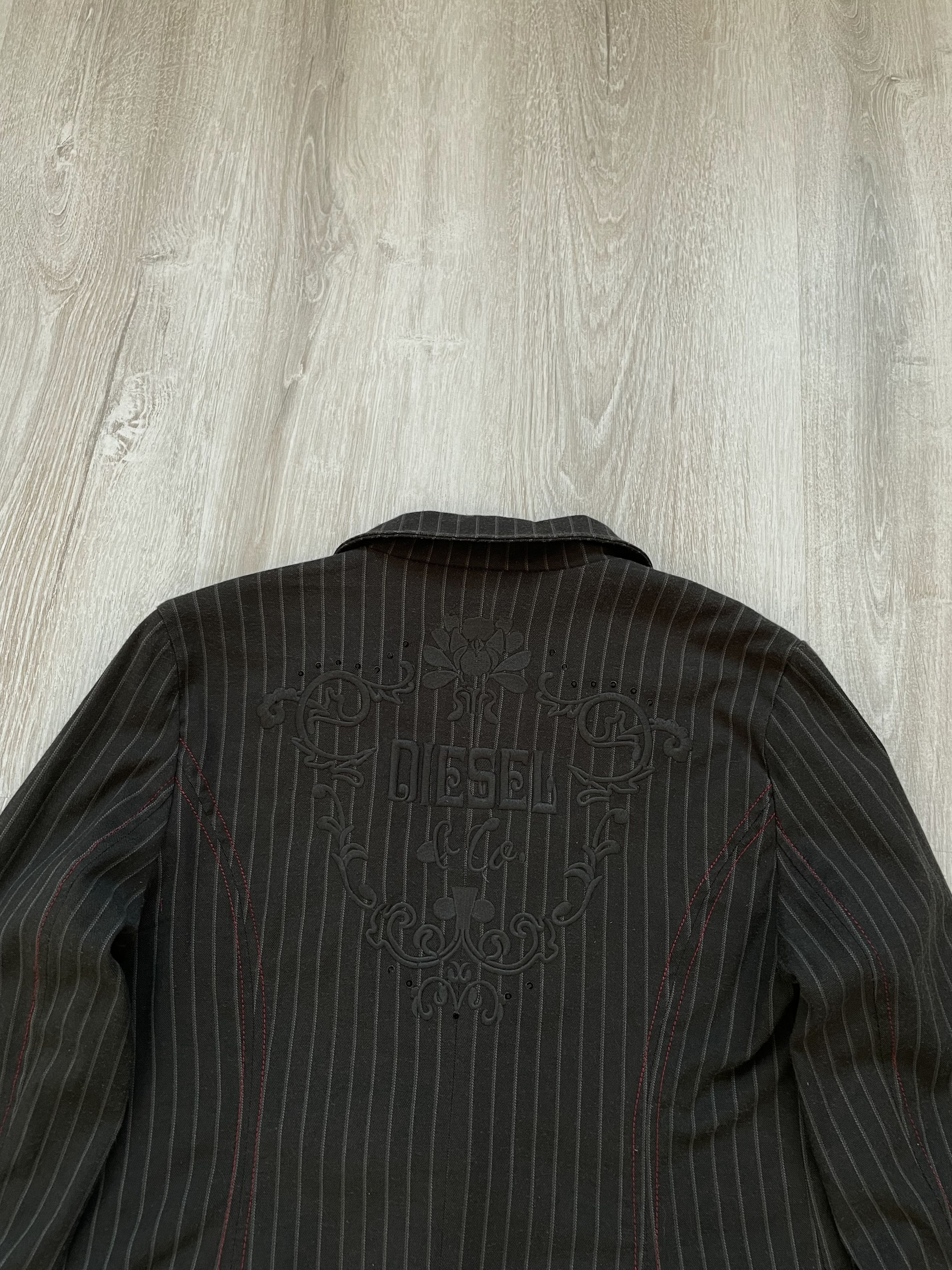Diesel Vintage Diesel Gothic Skinny Blazer Jacket Size M / US 6-8 / IT 42-44 - 6 Thumbnail