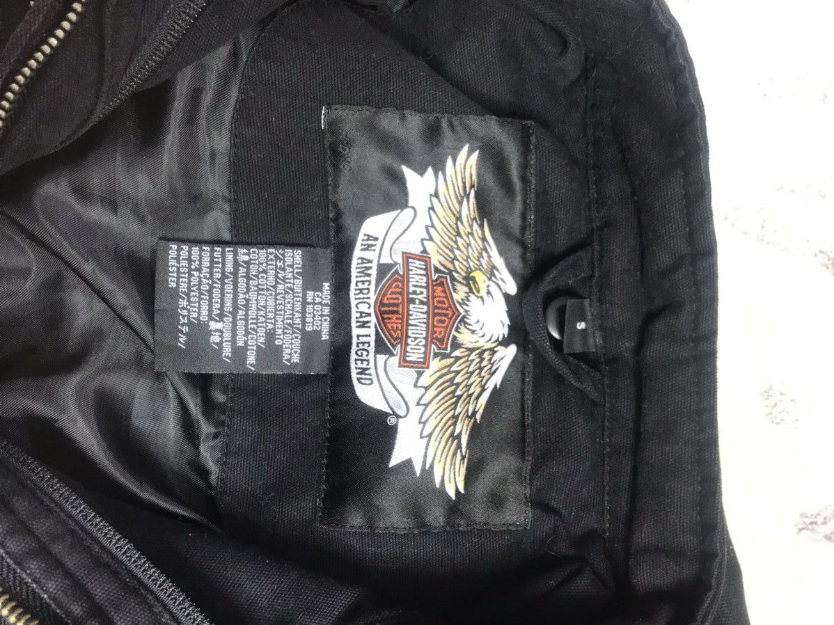 Harley Davidson × Vintage Harley Davidson Denim Jacket Vintage Big Logo Skull Size US S / EU 44-46 / 1 - 6 Thumbnail
