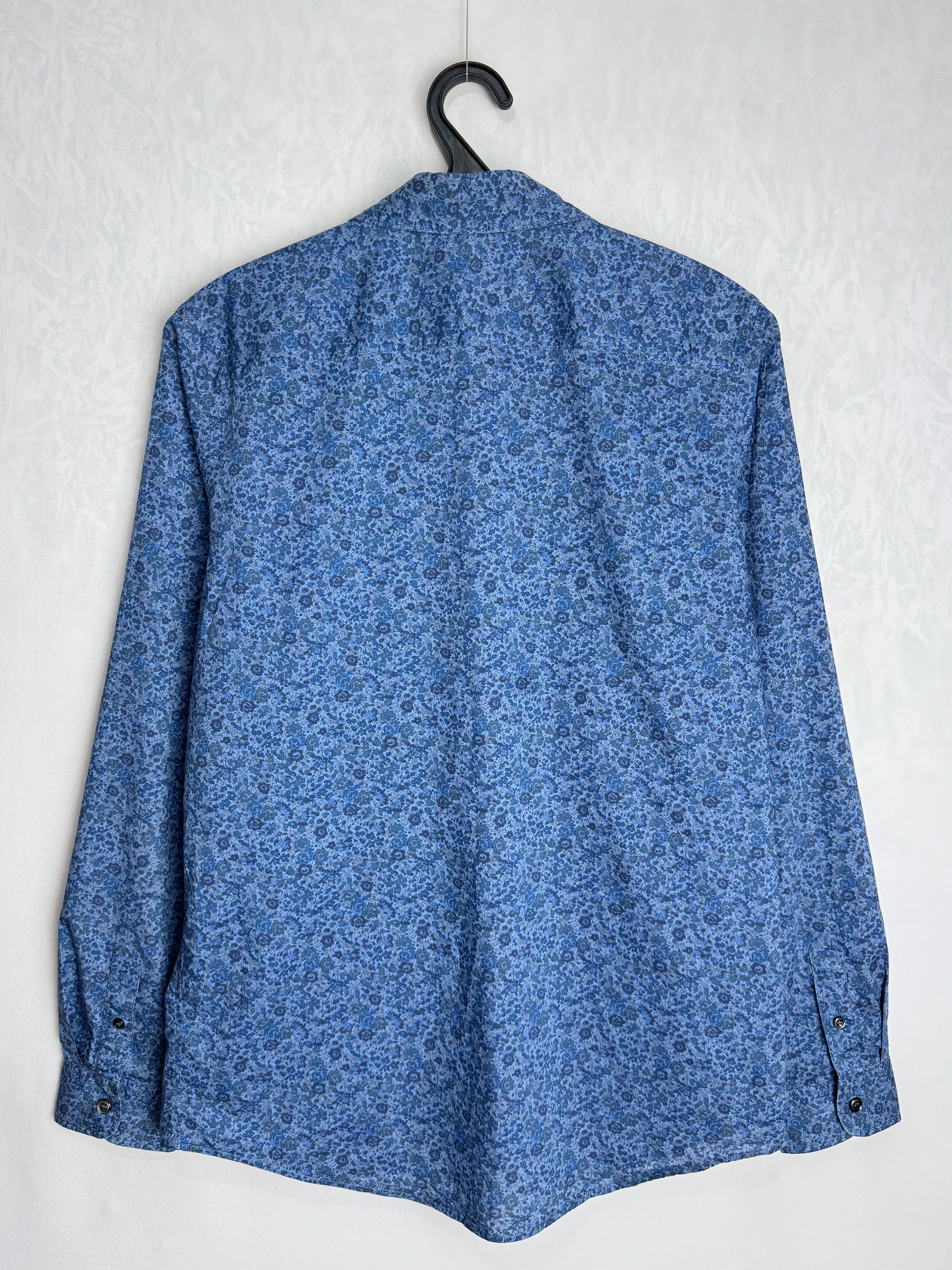 A.P.C. A.P.C. men’s floral cotton button up shirt Size US M / EU 48-50 / 2 - 4 Thumbnail