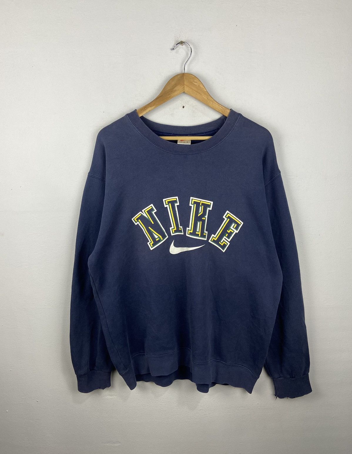 Vintage 90s Nike Big Logo Spell Out Sweatshirt