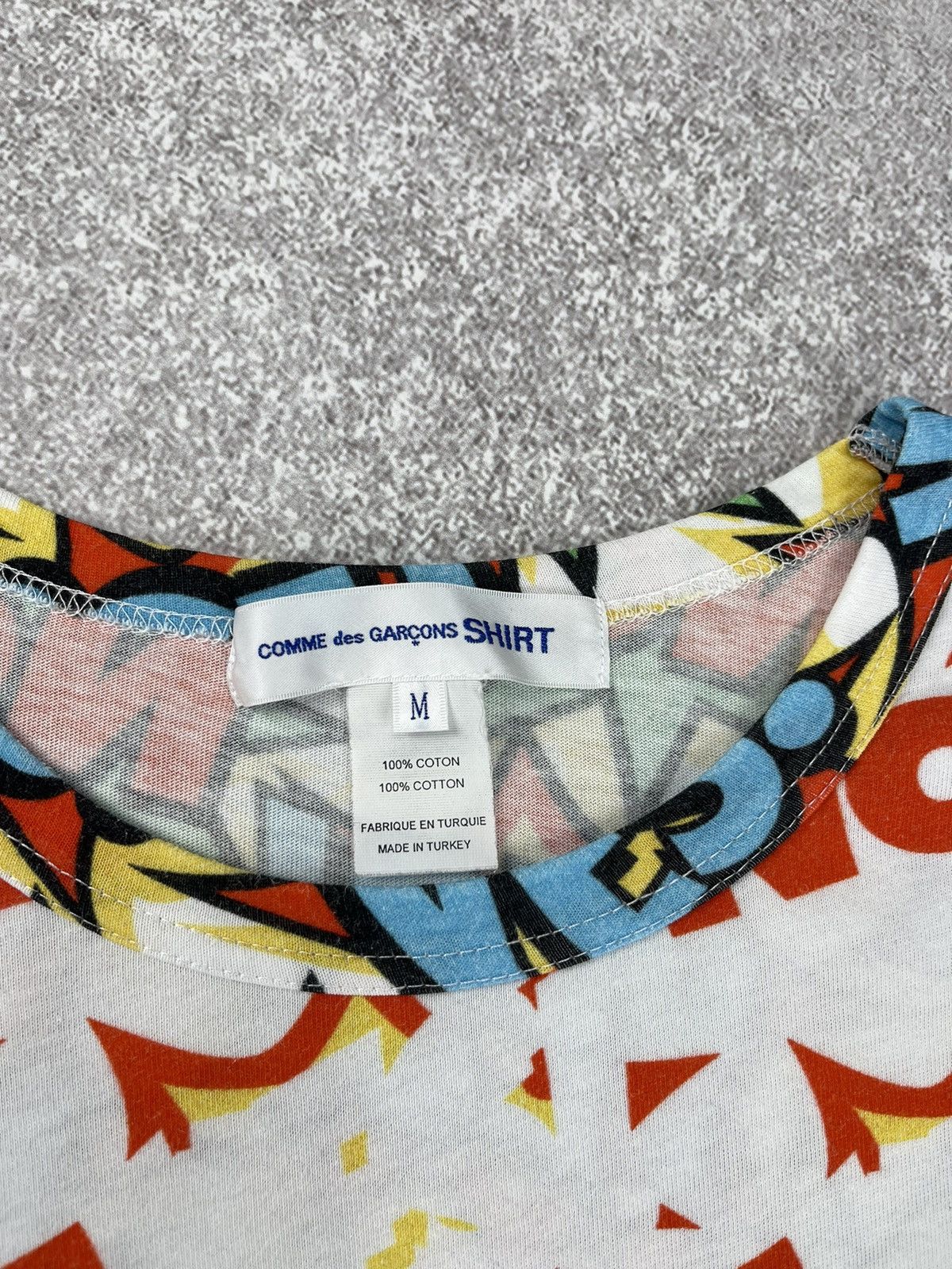 Comme des Garcons × Comme des Garcons SHIRT × Japanese Brand Comme des Garcons Shirt Comic Graphic Long Sleeve Size M Size US M / EU 48-50 / 2 - 6 Thumbnail