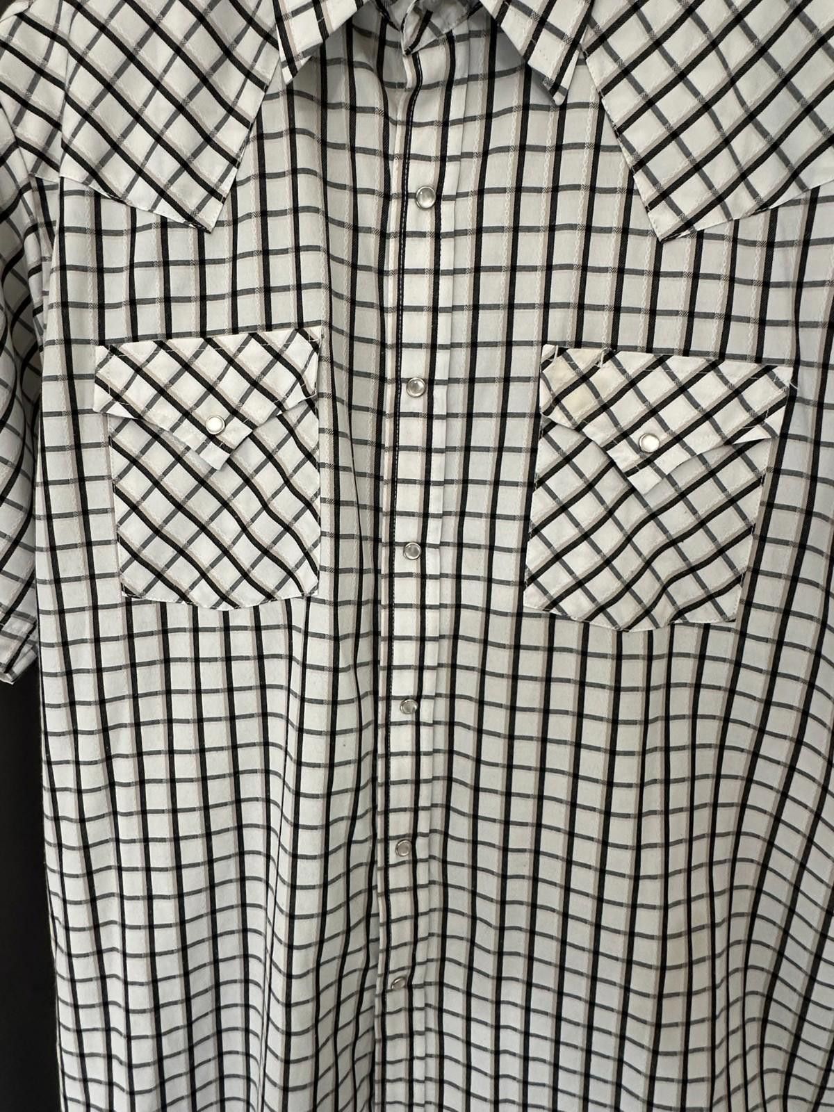 Plain Gravy PLAINS Western Shirt L | Black Plaid | Cowboy Style Size US L / EU 52-54 / 3 - 5 Thumbnail