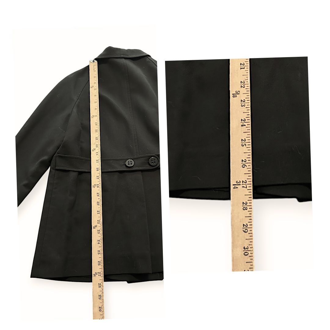 See by Chloe See by Chloe Black Cotton Pea Coat/Jacket, Size US10/Italy 4 Size L / US 10 / IT 46 - 15 Thumbnail