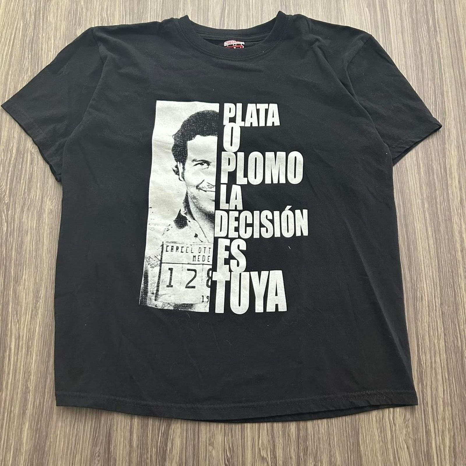 Other Take Silver or Lead Bullet Chapo Bribery Black Tee. Sz M Size US M / EU 48-50 / 2 - 1 Thumbnail