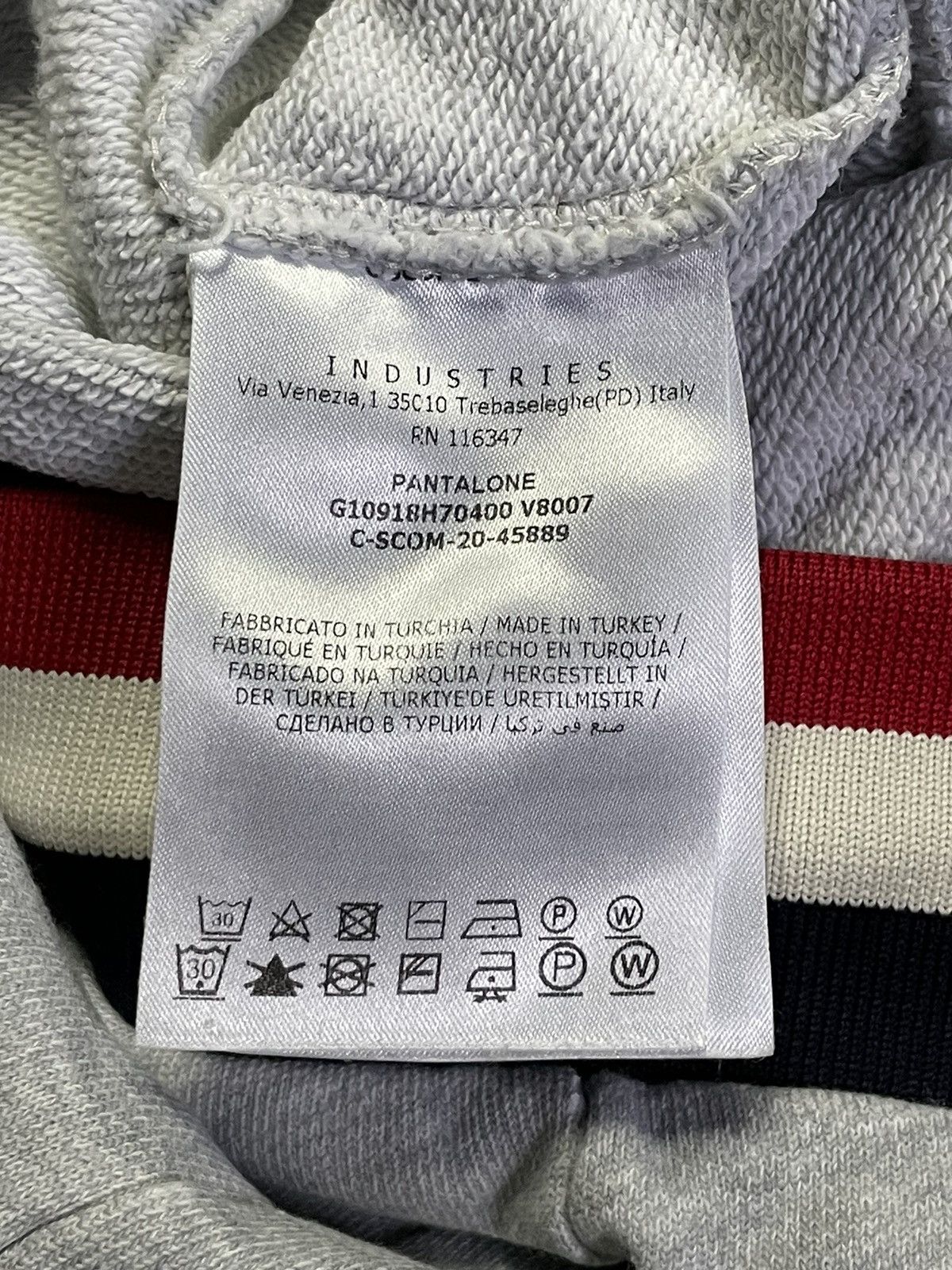 Moncler Moncler Tricolour Grey Joggers Size US 36 / EU 52 - 12 Thumbnail