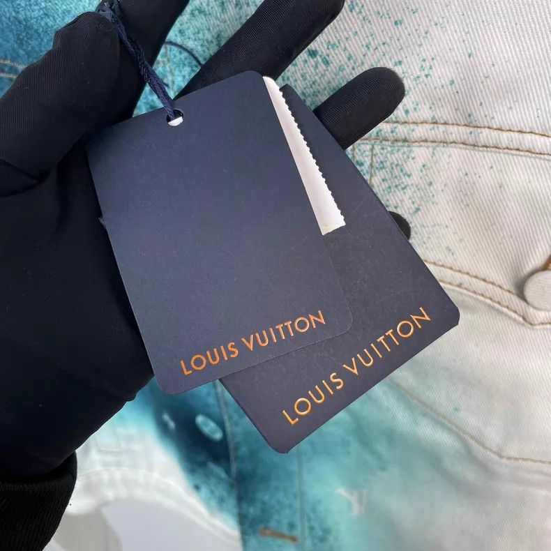 Louis Vuitton Louis Vuitton 23SS spray-painted starry sky white and blue Size US M / EU 48-50 / 2 - 4 Thumbnail