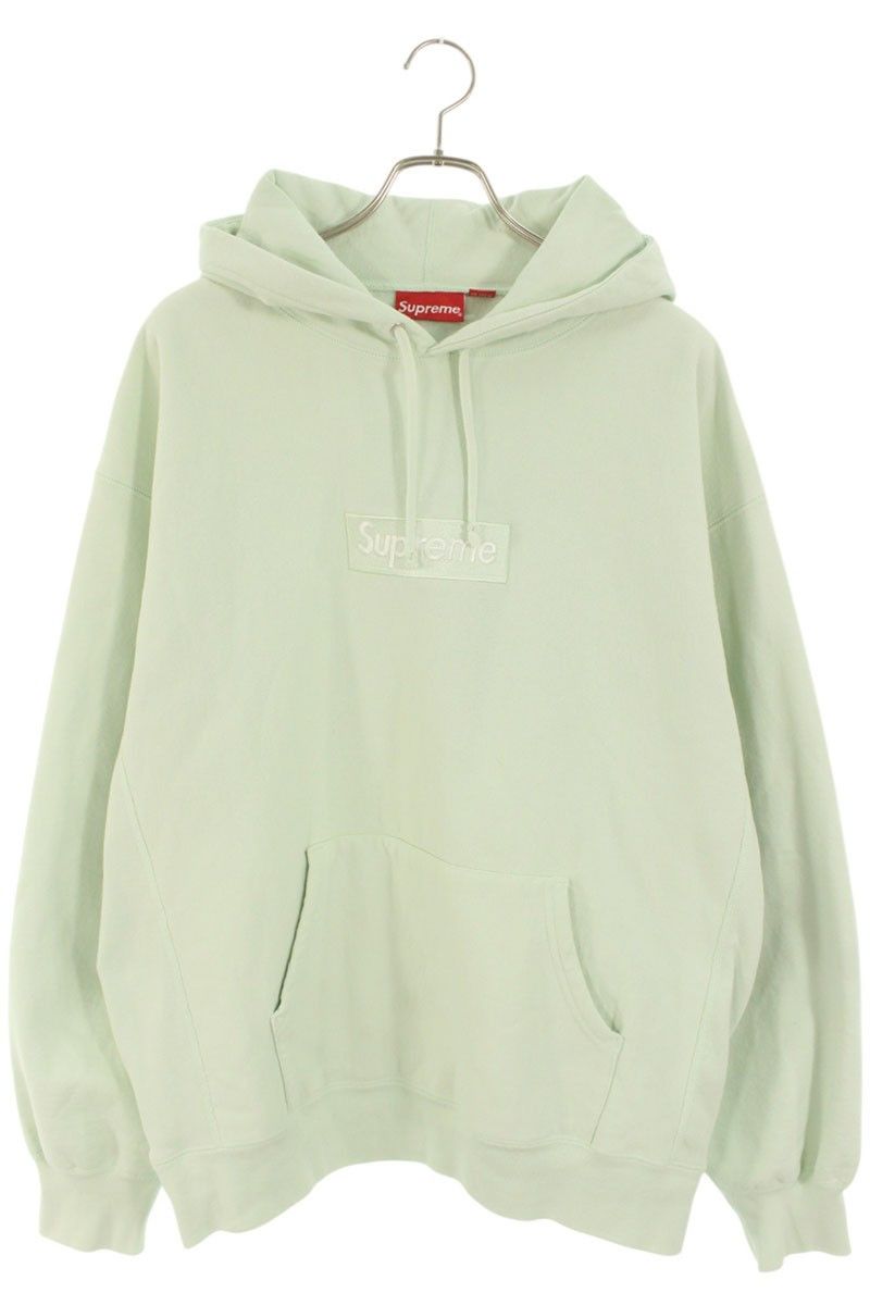 Supreme Supreme Cross Box Logo Hoodie Olive XL | Grailed
