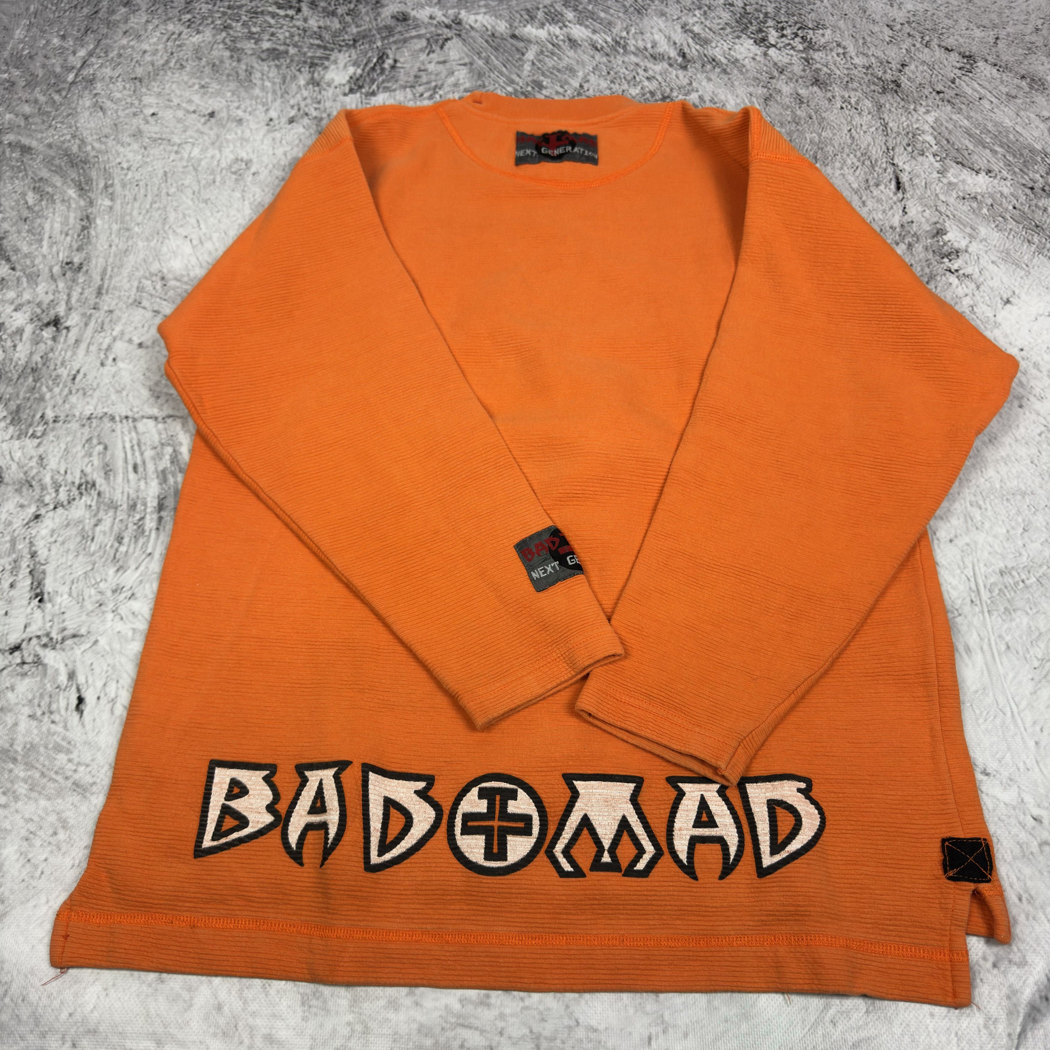 Vintage Bad+Mad Next Generation Undaground Gangstas Sweatshirt Size US S / EU 44-46 / 1 - 10 Thumbnail