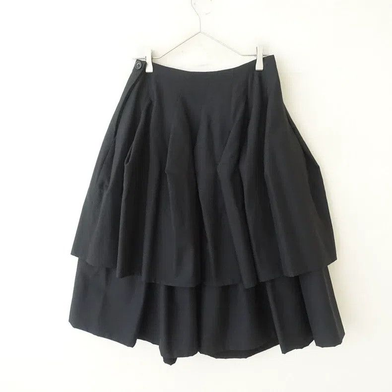 Comme des Garcons Comme Des Garcons size XS 3D Pleated Double Layer Skirt Size 23" - 2 Thumbnail
