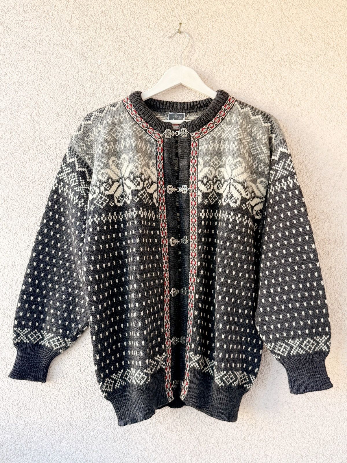 Dale Of Norway VTG 90s Men Warm Heavyweight Wool Cardigan Dale Of Norway L Size US L / EU 52-54 / 3 - 1 Thumbnail