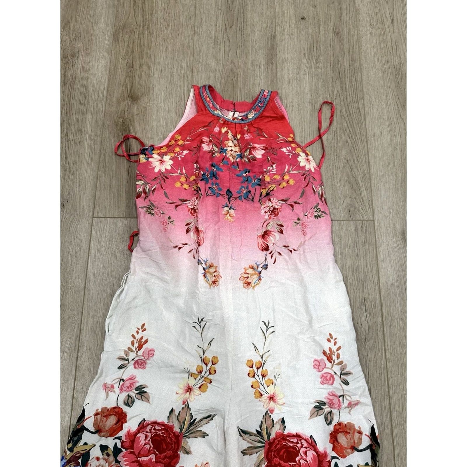 Anthropologie Anthropologie Jumpsuit Wide Leg Multicolor XS Womens FLAWS Size 26" / US 2 / IT 38 - 4 Thumbnail