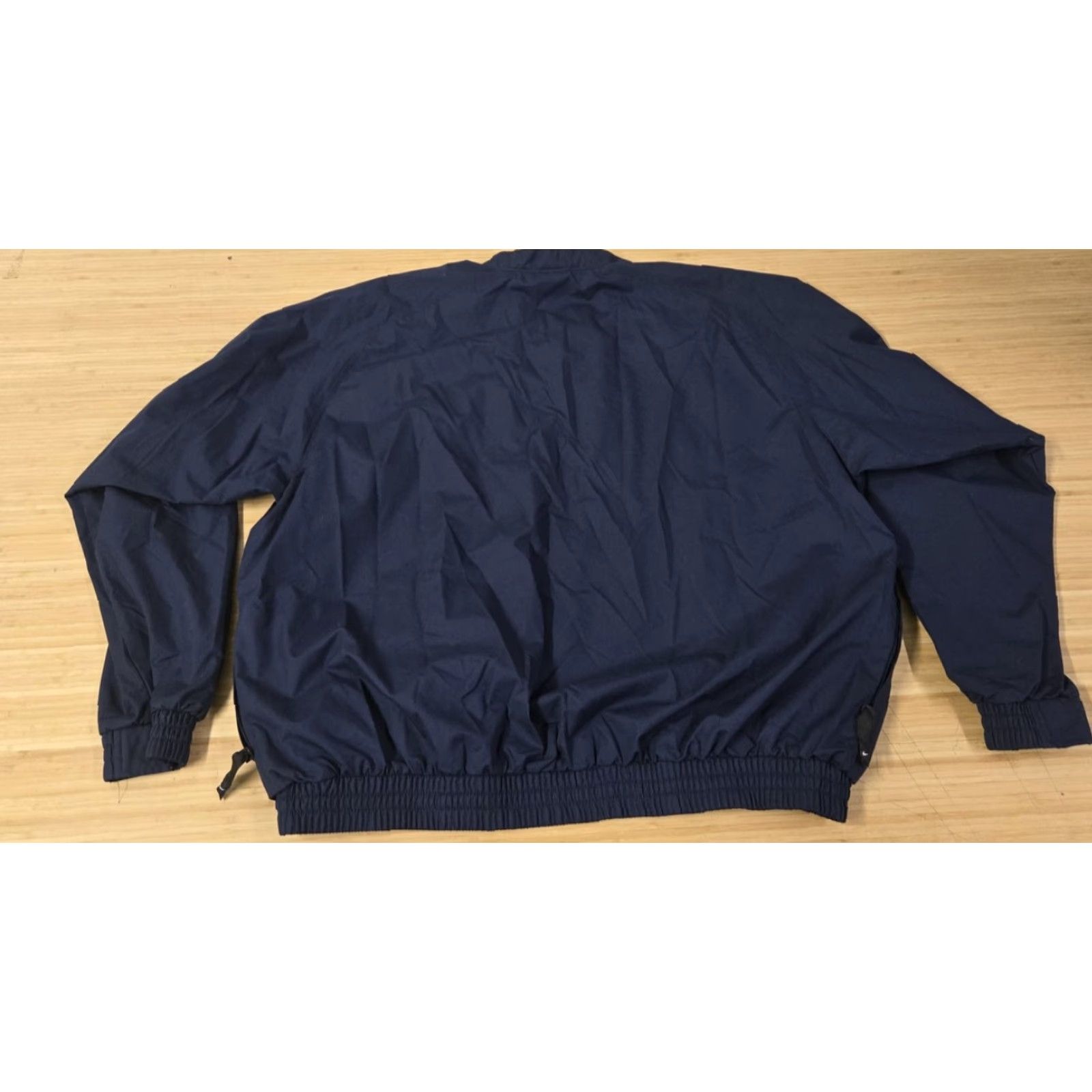 Nike Nike Jacket Windbreaker Mens XL Navy Blue Pullover Elastic Hem Pockets Activewear Slim Fit Sportswear Size US XL / EU 56 / 4 - 6 Thumbnail