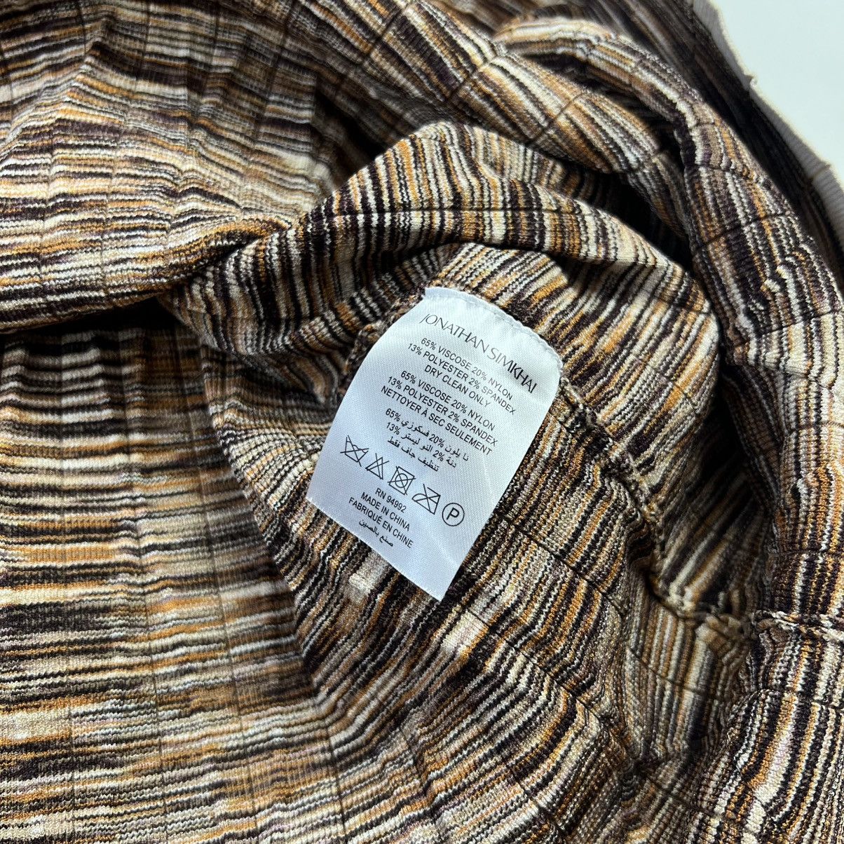 Designer × Jonathan Simkhai Jonathan Simkhai Pleated Spacedye midi skirt and Blouse Size 30" / US 8 / IT 44 - 6 Thumbnail