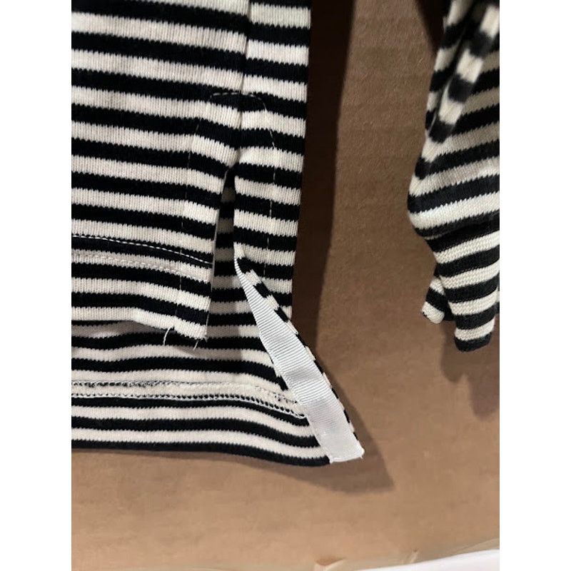 Other VTG 80s New Garfinckels Turtleneck Shirt Black Cream Stripe Size US L / EU 52-54 / 3 - 6 Thumbnail