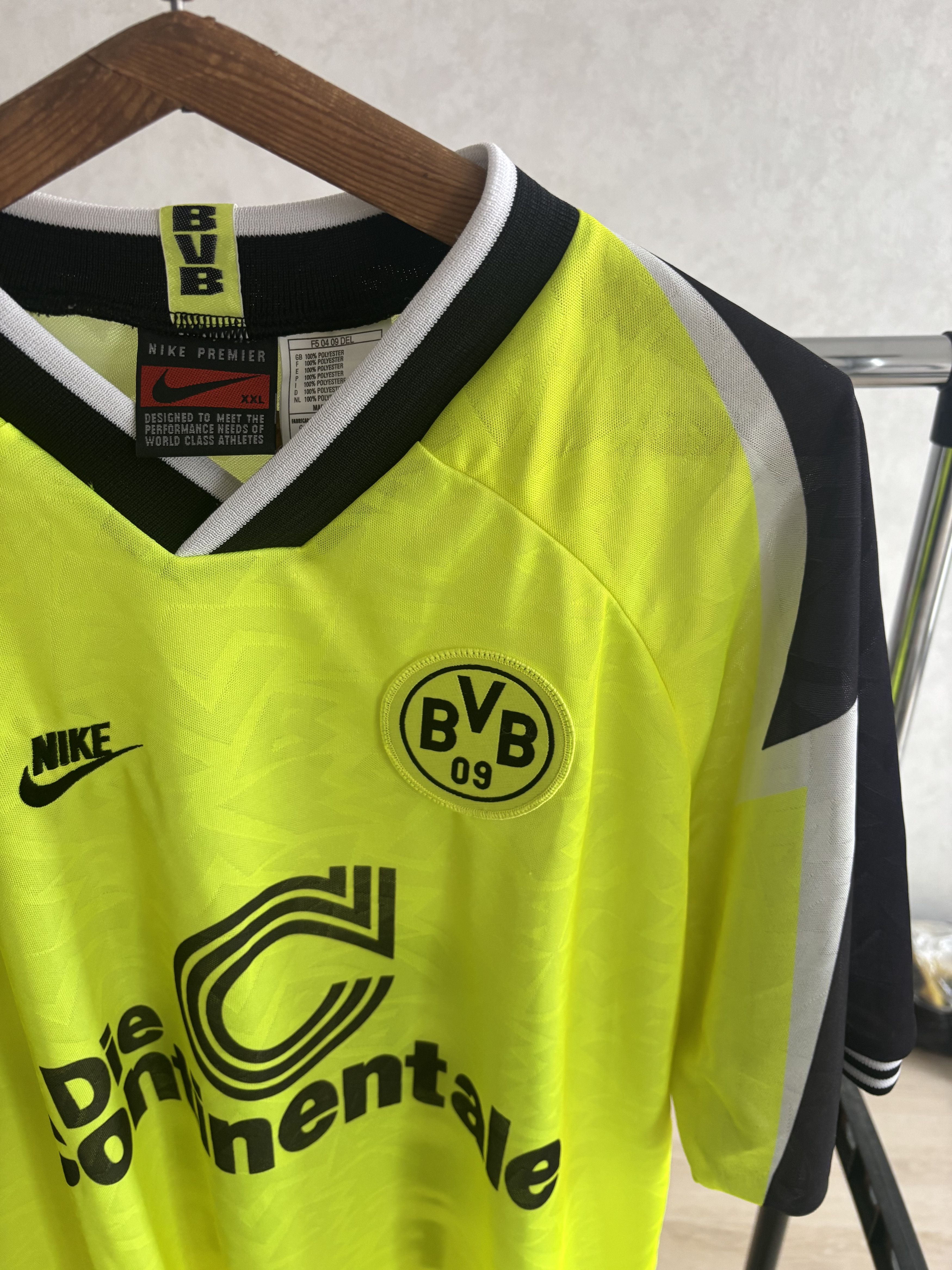 Nike Vintage Nike Borussia Dortmund 1990s Jersey Felix Sponsor Size US XXL / EU 58 / 5 - 5 Thumbnail