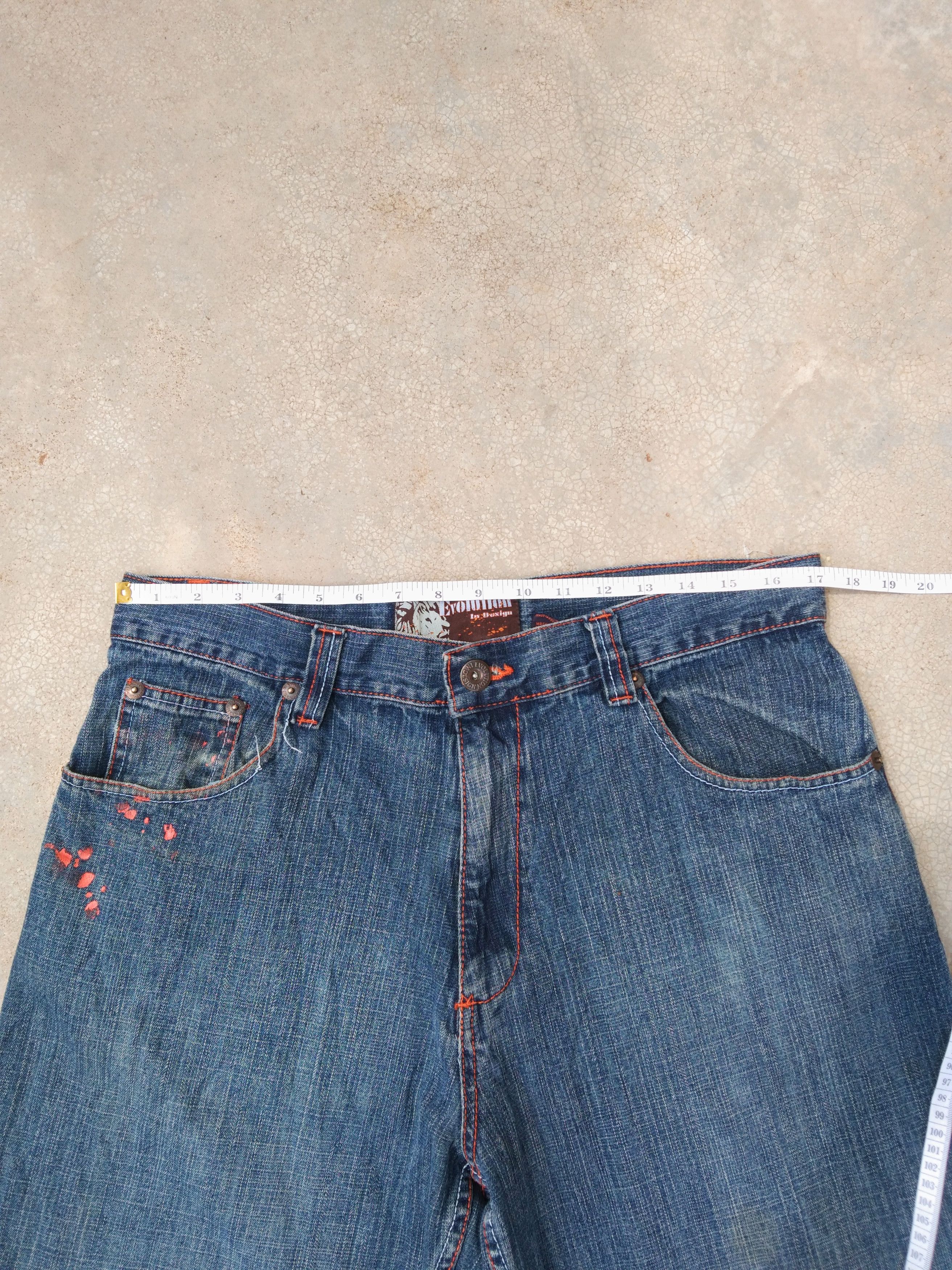 Vintage Vintage Y2k Evolution In Design Baggy Jeans Ed hardy Style Size US 34 / EU 50 - 4 Thumbnail