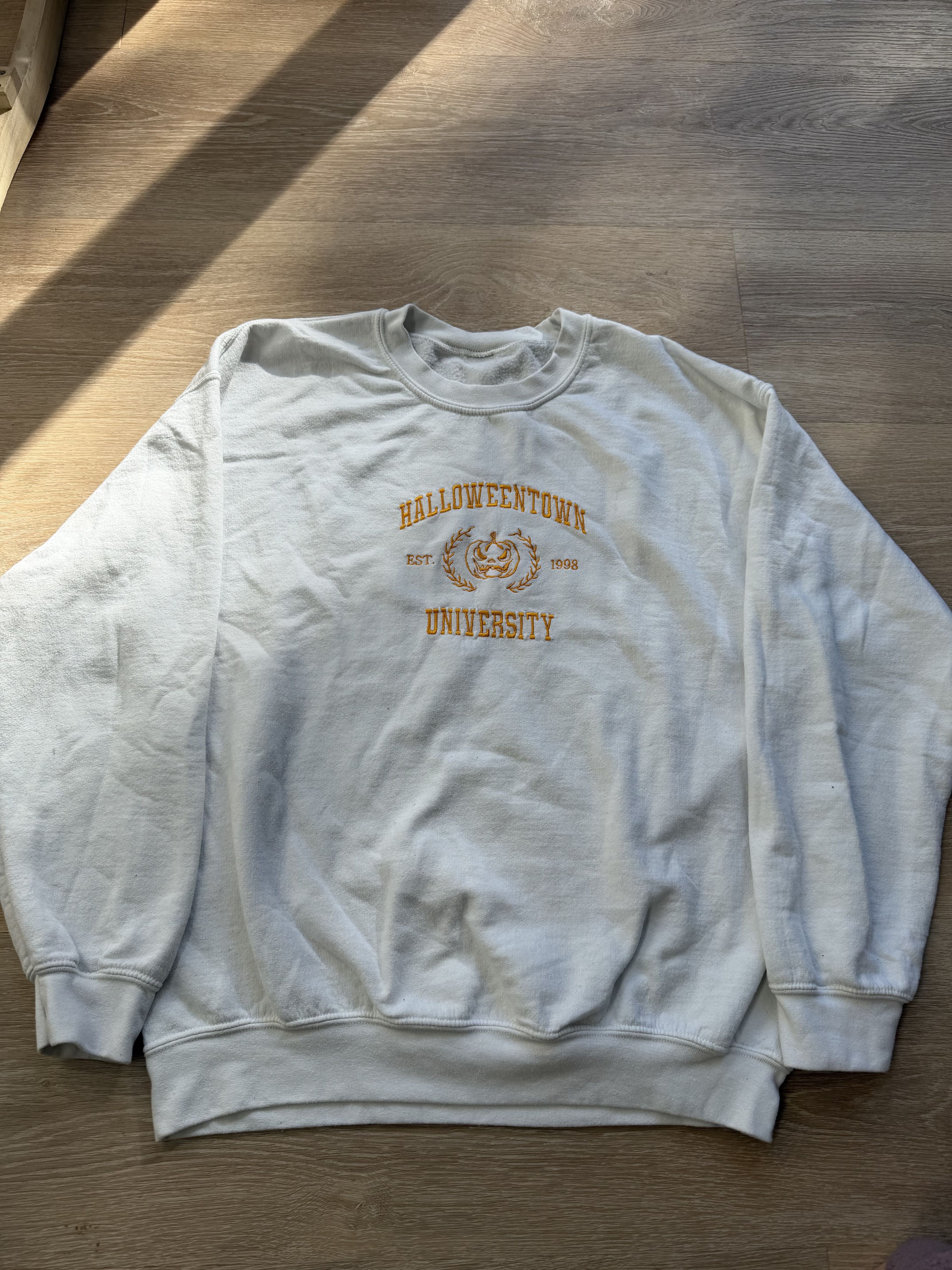 Other Vintage Purdue University Sweatshirt - Cream/Beige Size US L / EU 52-54 / 3 - 2 Thumbnail