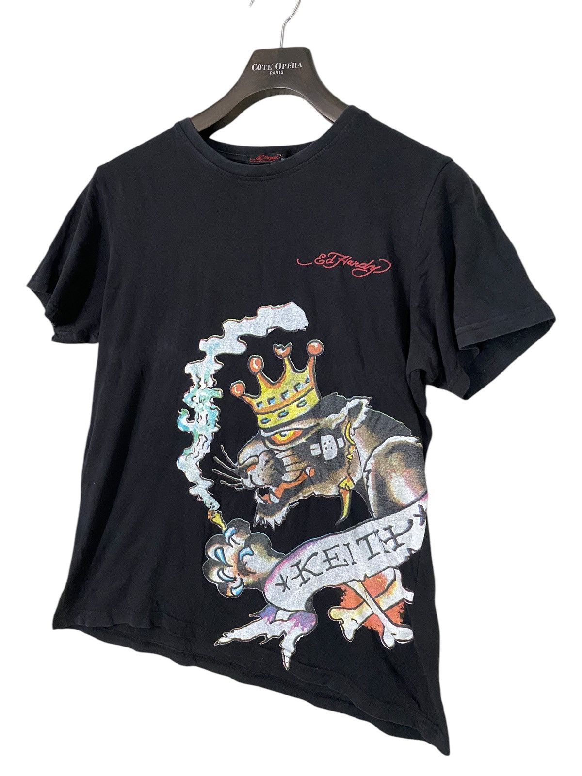 Christian Audigier × Ed Hardy Ed hardy keith king tiger tshirt size L women's Size L / US 10 / IT 46 - 2 Thumbnail