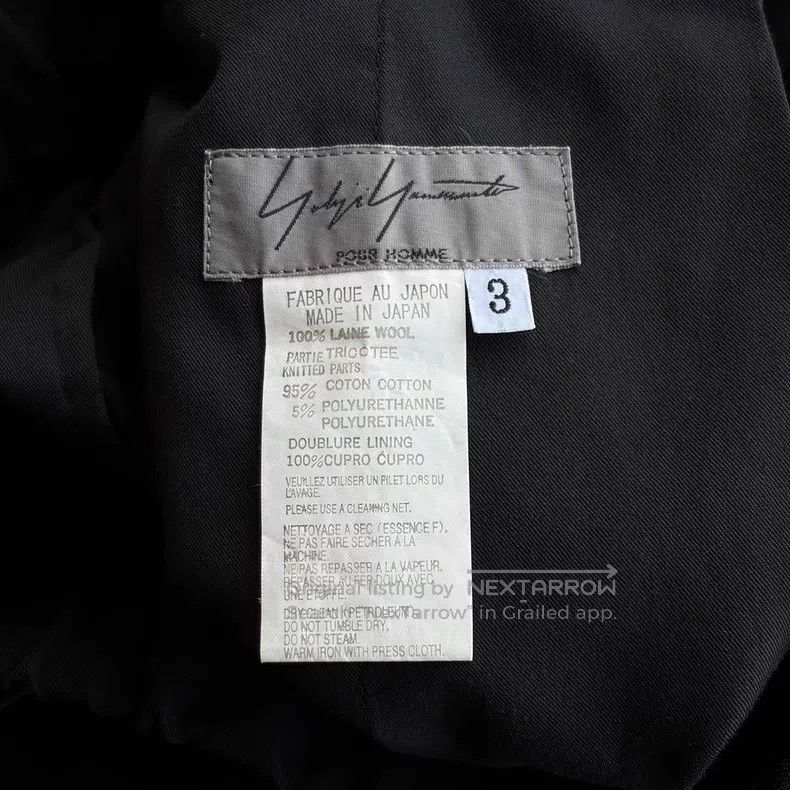 Yohji Yamamoto YOHJI YAMAMOTO size L Fierce Beast Era White Buttoned Trou Size US 27 - 6 Thumbnail