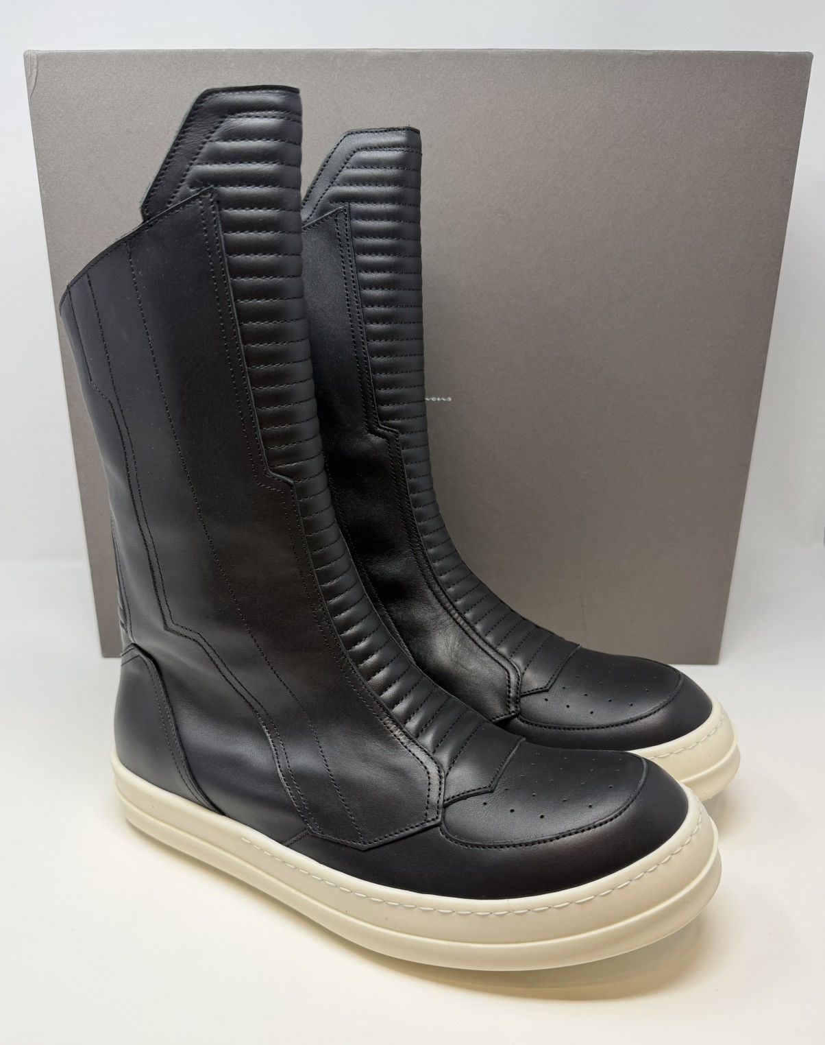 Rick Owens Rick Owens Biker Moto Sneaker Black Size US 9 / EU 42 - 1 Thumbnail