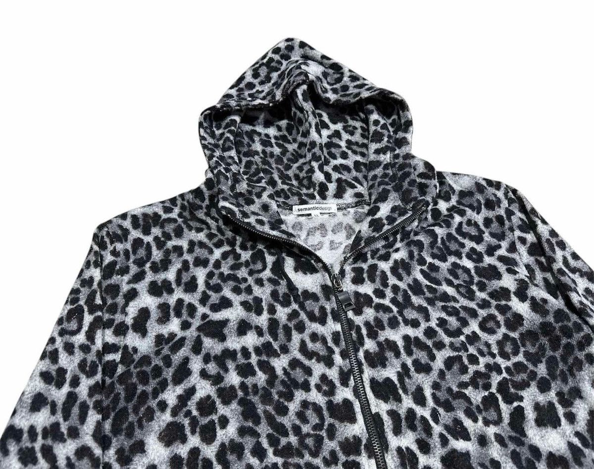 Hysteric Glamour × Japanese Brand × Seditionaries 🔥Sick Y2K Semantic Design Zip Hoodie Black Leopard Goth Punk Size US L / EU 52-54 / 3 - 7 Thumbnail