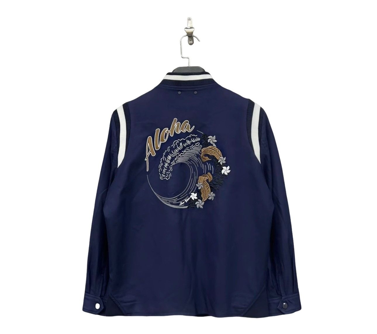 Louis Vuitton Louis Vuitton Aloha Wave Wool Bomber Jacket 52 Size US L / EU 52-54 / 3 - 1 Thumbnail