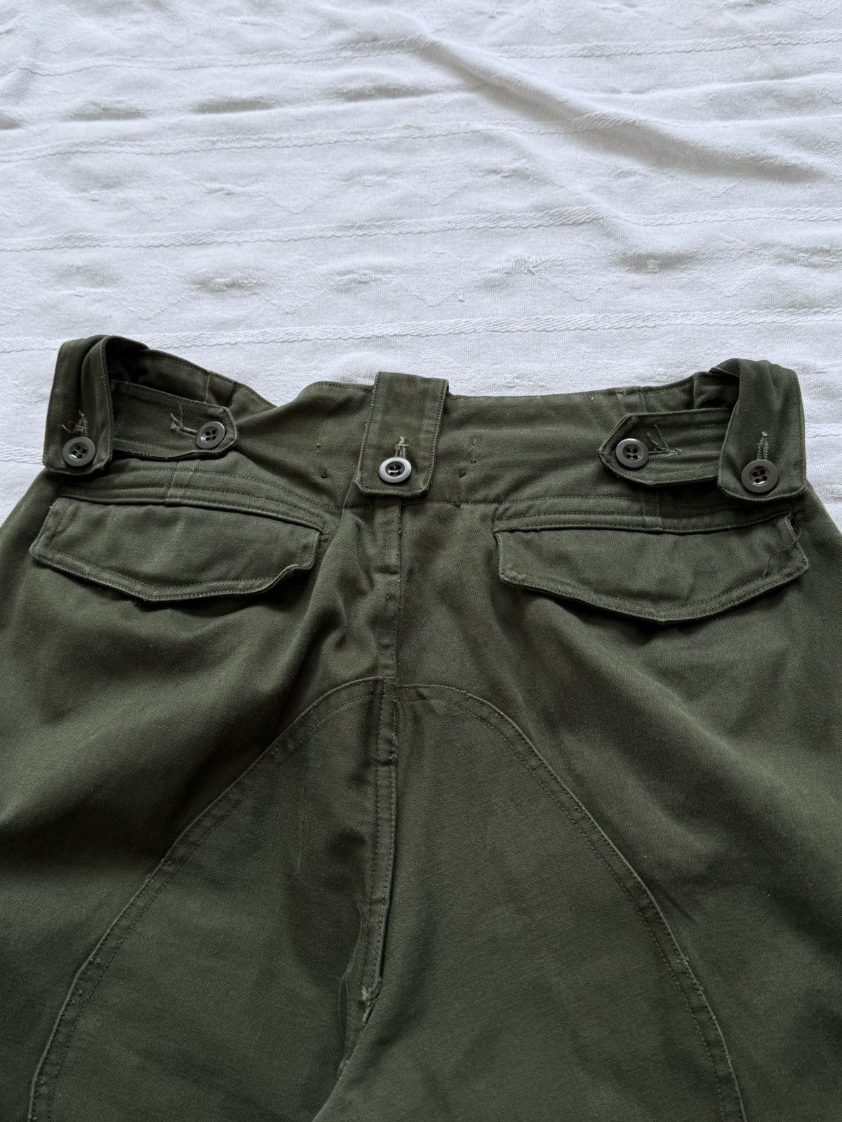 Vintage Vintage 1965 Dated Belgian Cargo Army Military Pants Size US 30 / EU 46 - 12 Thumbnail