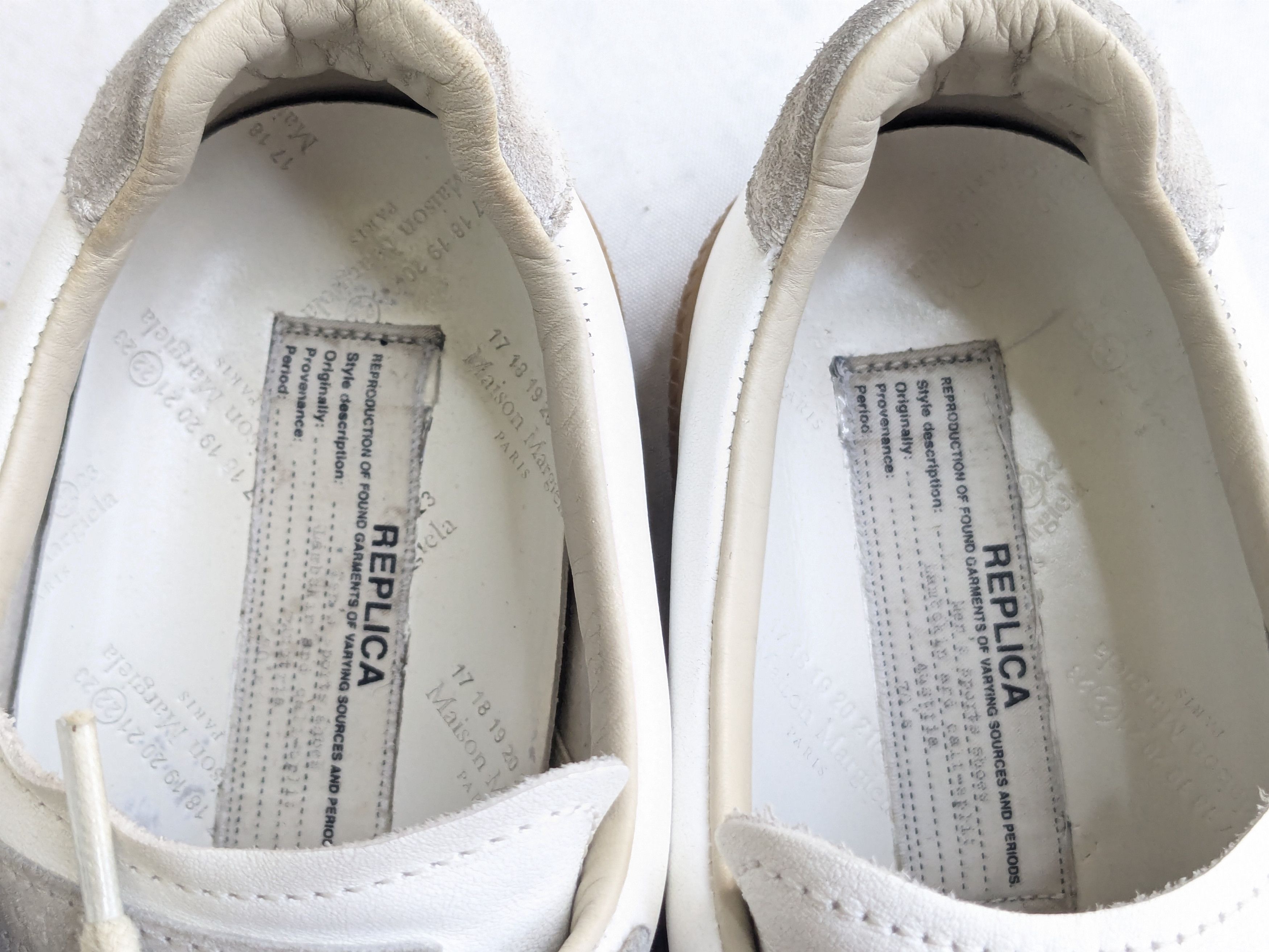 Maison Margiela Maison Margelia GAT Replica White Gray 10.5 43.5 Size US 10.5 / EU 43-44 - 10 Thumbnail
