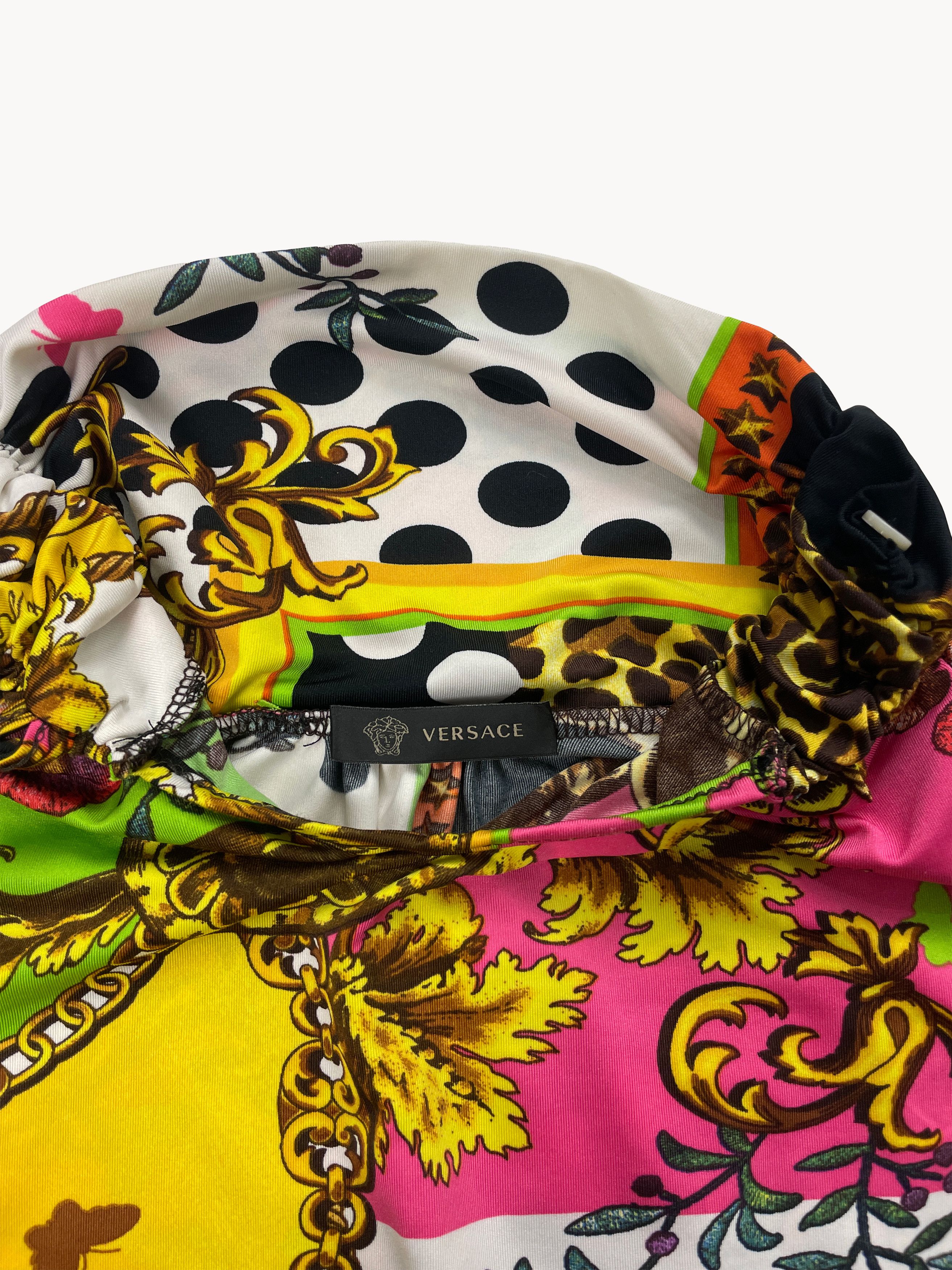 Versace Archival Versace Tribute Collection Collage Mini Dress IT 38 Size XS / US 0-2 / IT 36-38 - 5 Thumbnail