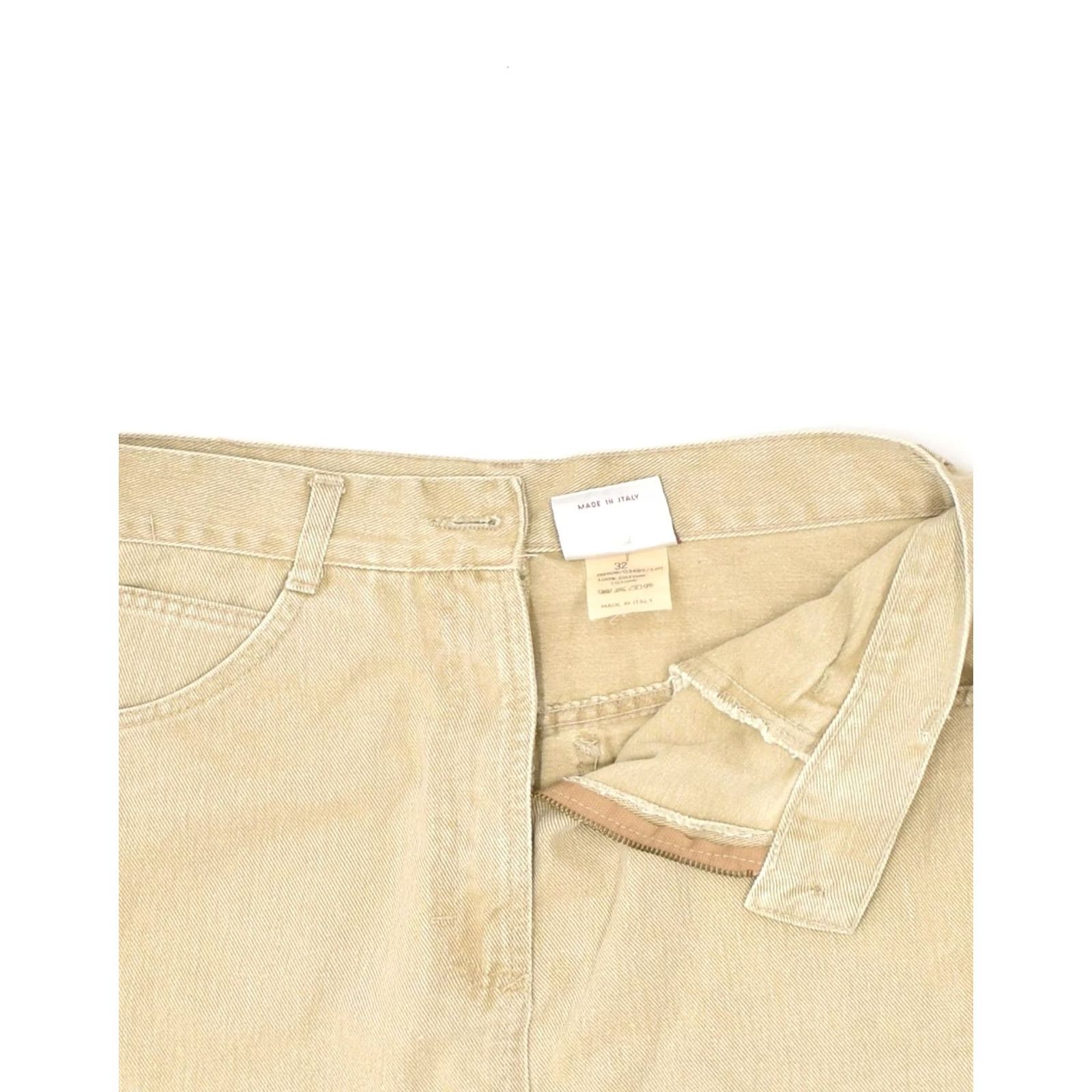 Laura Biagiotti LAURA BIAGIOTTI Womens Skirt Medium Brown Cotton Denim W28 Size 28" / US 6 / IT 42 - 3 Thumbnail