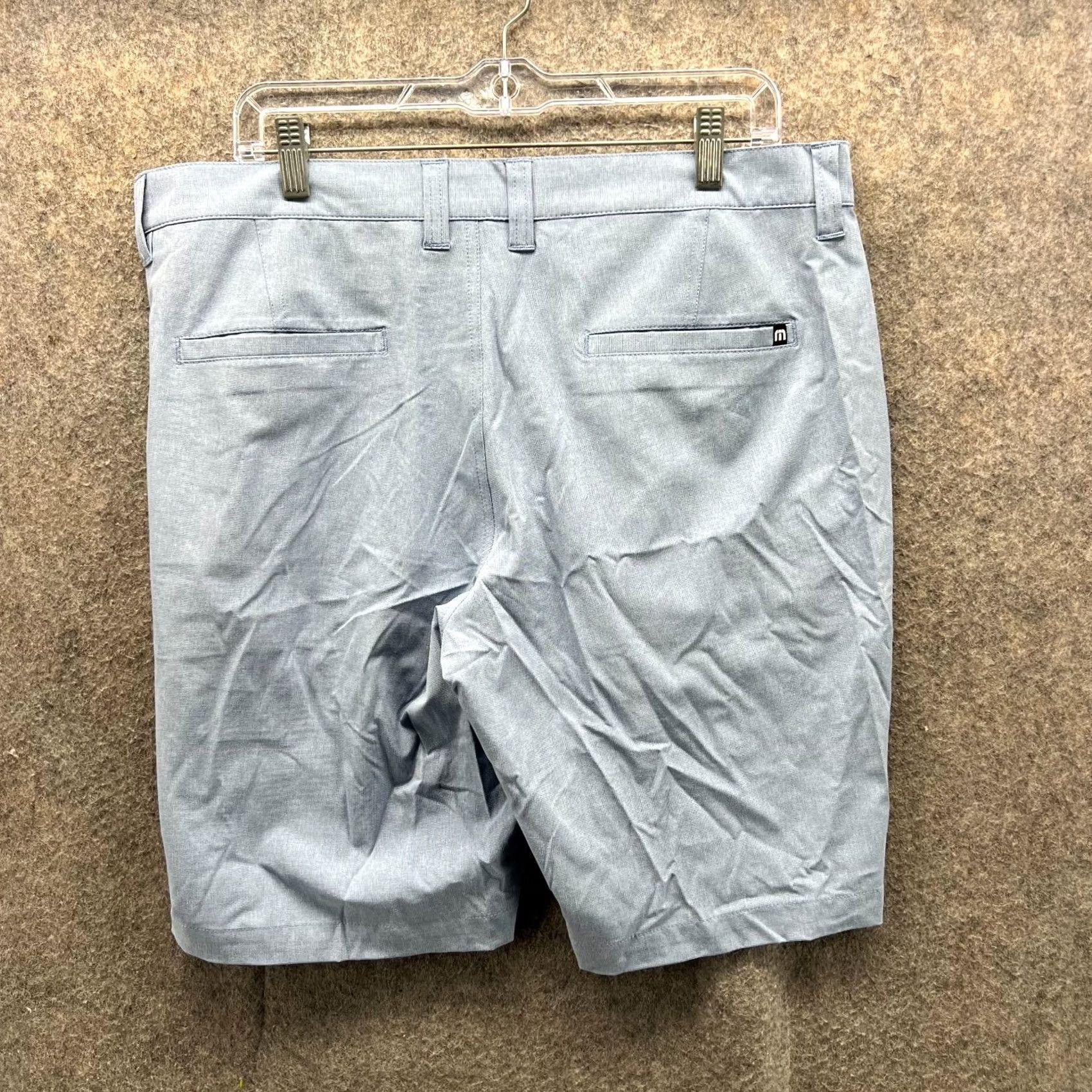 TravisMathew Travis Mathew Shorts Men 36 Chino Flat Front Blue Outdoor Casual Golf Canvas Socks? Actually no socks. Size US 36 / EU 52 - 2 Thumbnail