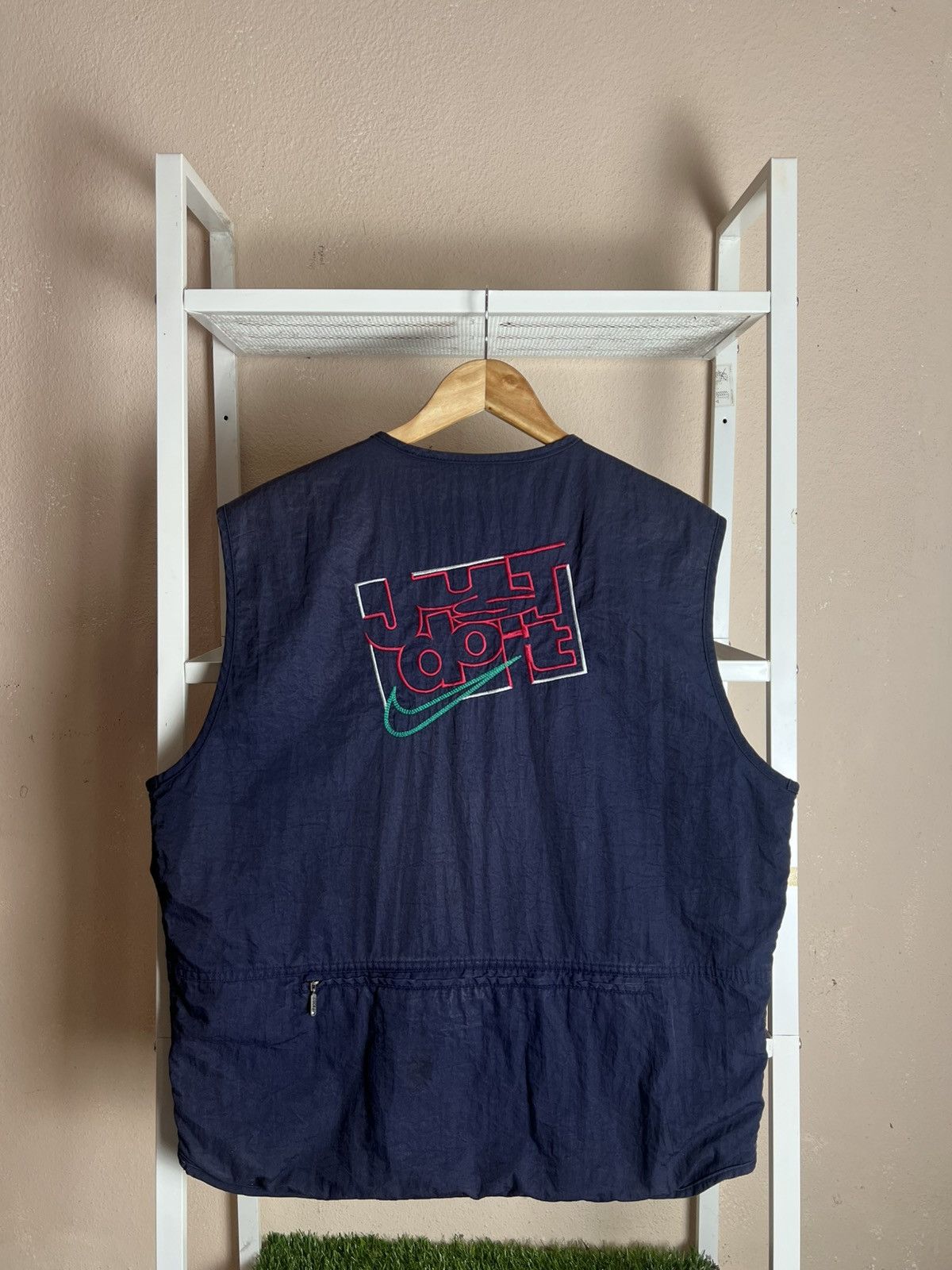 Nike × Vintage Vintage 90an Nike Air Just Do It Reversible Vest Size US L / EU 52-54 / 3 - 5 Thumbnail