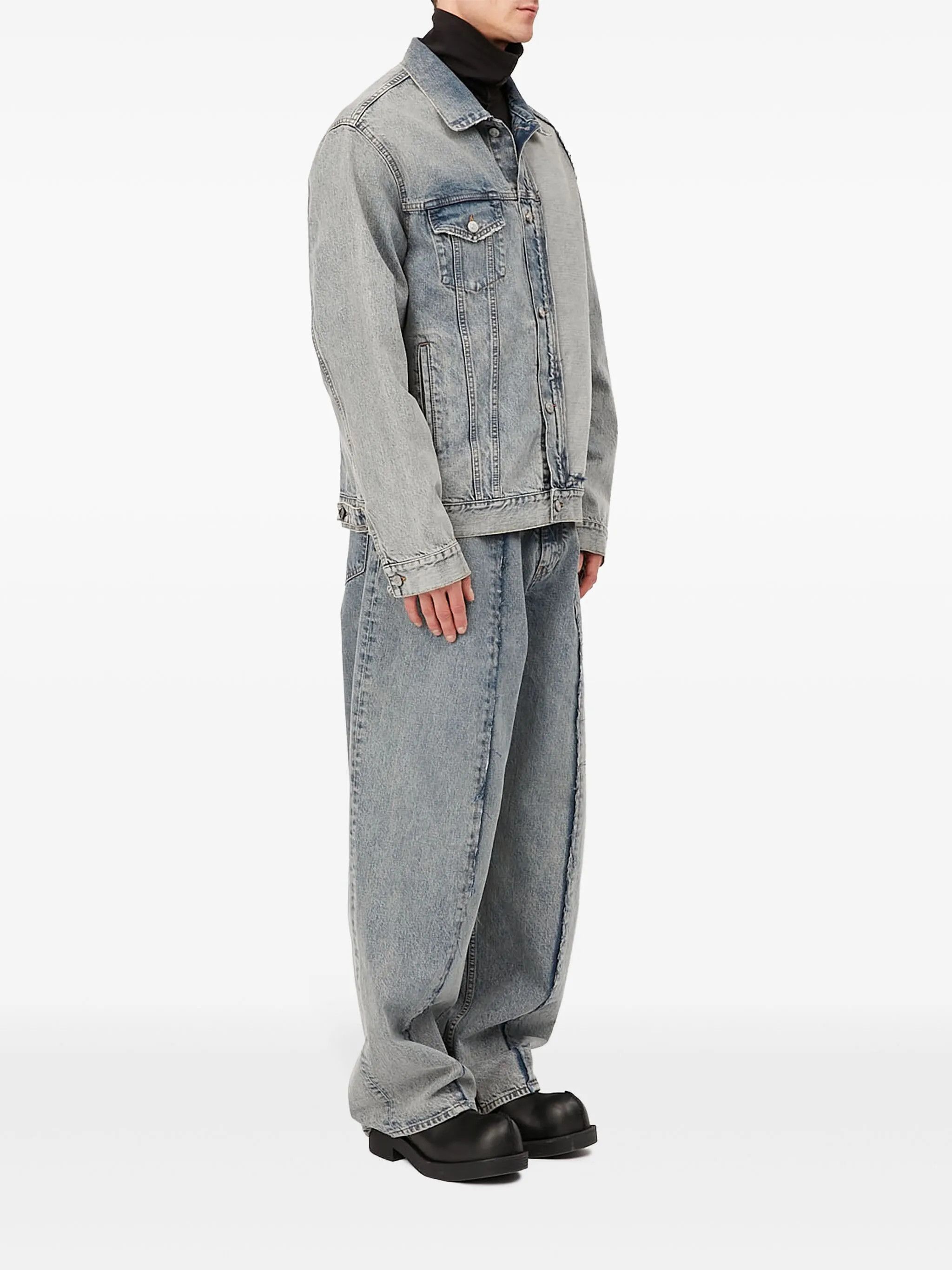 Maison Margiela oc11z0925 Denim Jacket in Light Blue Size US M / EU 48-50 / 2 - 3 Thumbnail