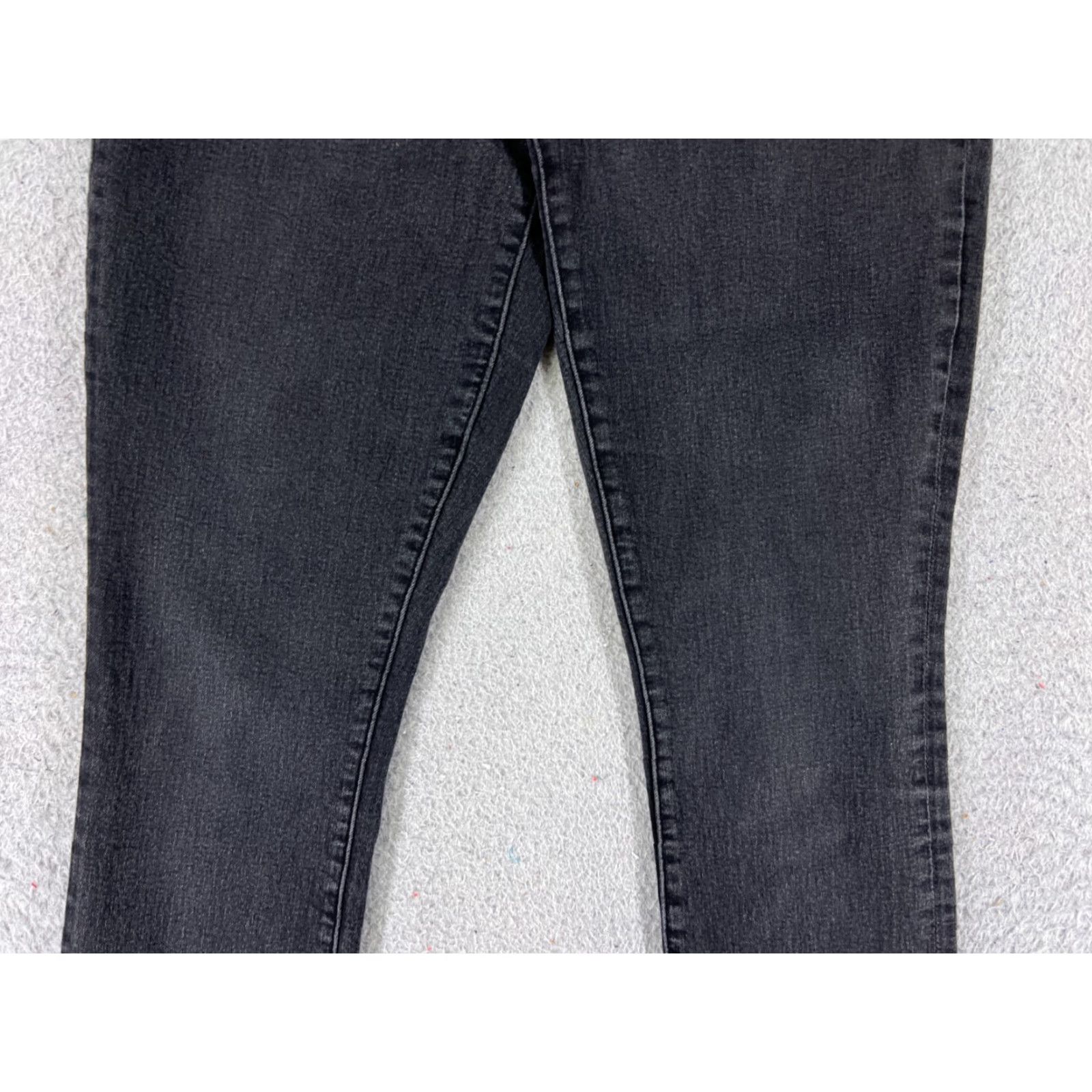 Tommy Hilfiger Tommy Hilfiger Jeans Womens 6 Black Denim Slim Tapered Mid Rise 25x26 Womens Size 28" / US 6 / IT 42 - 3 Thumbnail