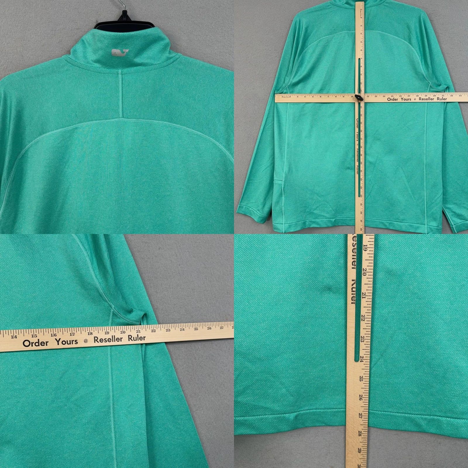 Vineyard Vines VINTAGE Vineyard Vines Pullover Men M Blue Aqua Performance Half Zip Golf NWT Size US M / EU 48-50 / 2 - 8 Thumbnail