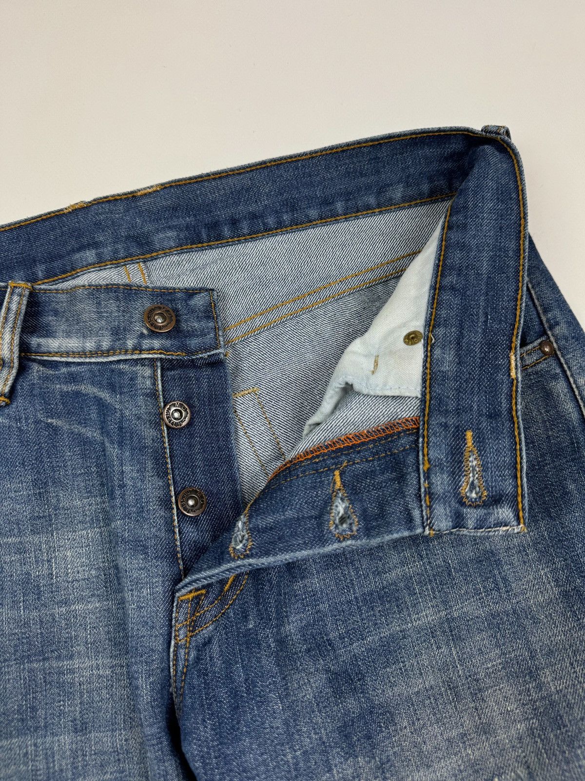 Diesel Y2K Vintage Diesel Cardiel Ripped Blue Jeans Made in Italy Size US 32 / EU 48 - 8 Thumbnail