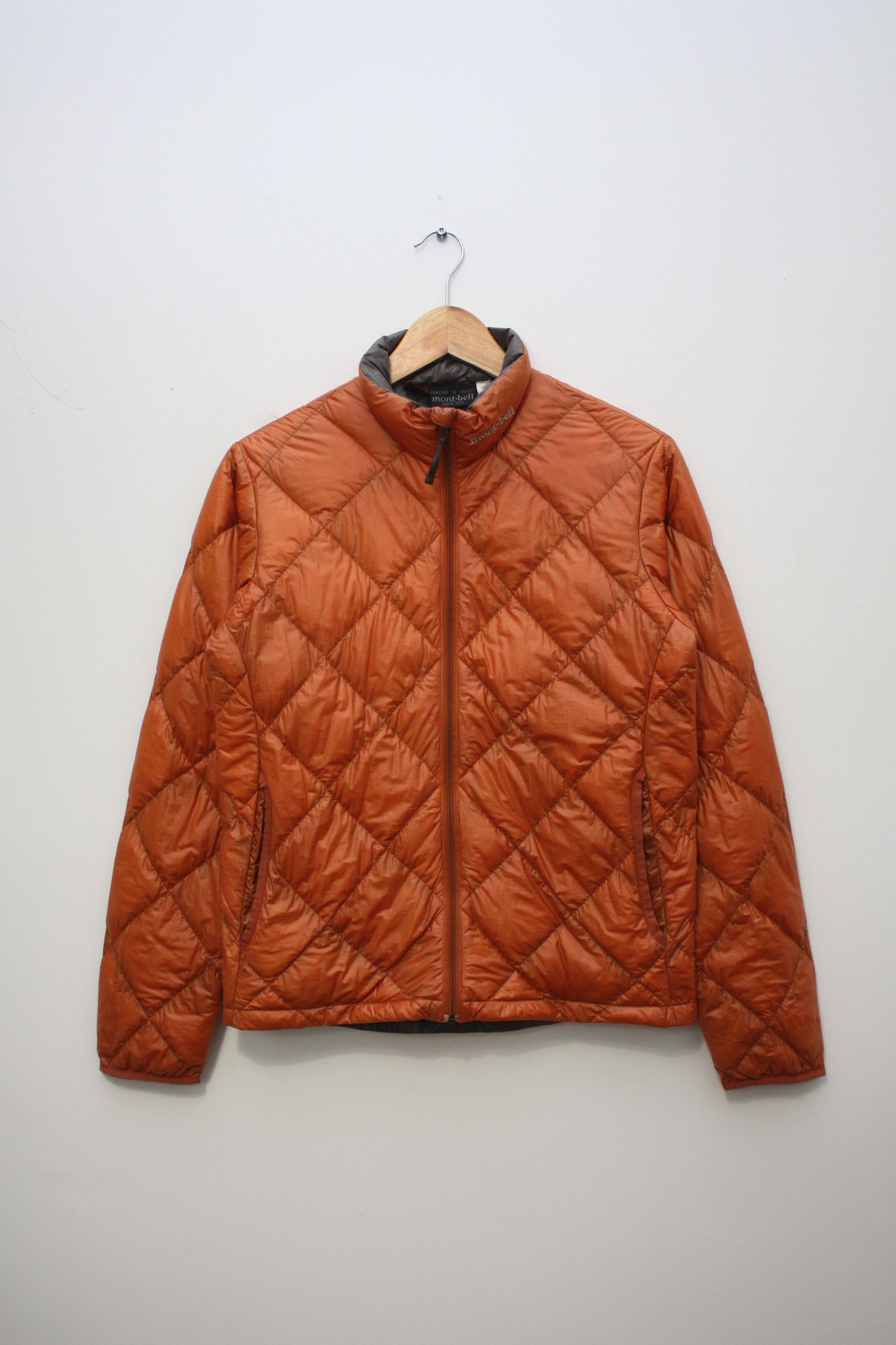 Montbell Montbell Orange Lightweight Micro Down Jacket Small Size S / US 4 / IT 40 - 1 Thumbnail