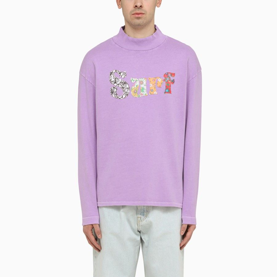 image of Erl O1D2Blof0424 Sweatshirt In Lilac, Men's (Size Medium)