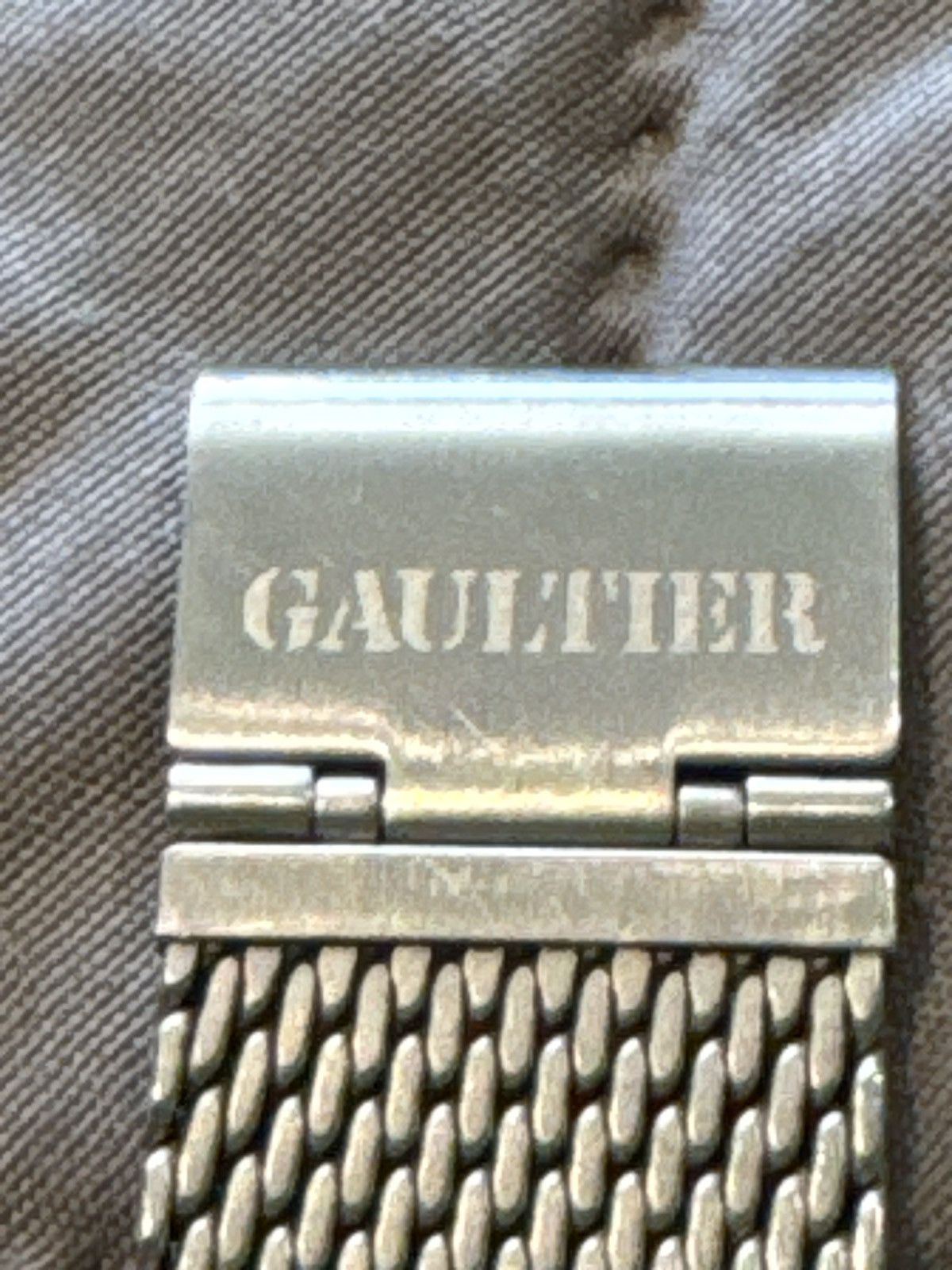 Jean Paul Gaultier × Vintage 2000s Jean Paul Gaultier Numerology Silver Tank Watch Size ONE SIZE - 8 Thumbnail