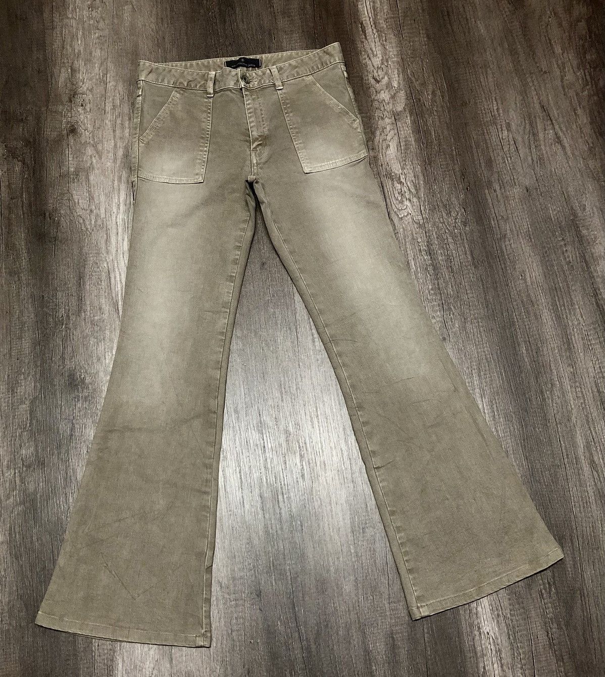 If Six Was Nine × Japanese Brand VINTAGE EDICONSCIOUS BUSH PANTS FLARE BOOTCUT JEANS Size US 30 / EU 46 - 3 Thumbnail