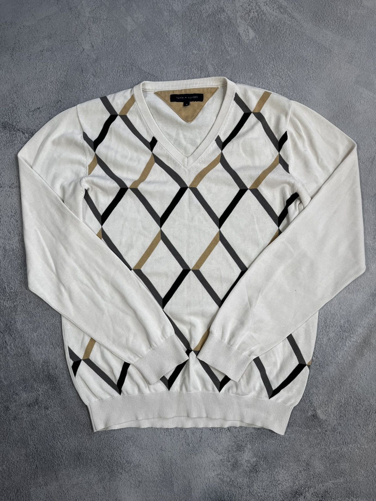 Tommy Hilfiger × Vintage Vintage Y2K Tommy Hilfiger check pullover sweater size M Size US M / EU 48-50 / 2 - 1 Thumbnail