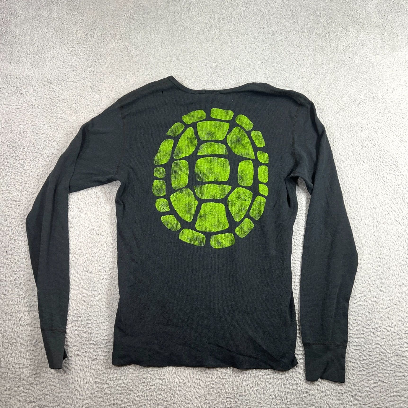 Vintage VINTAGE TMNT Teenage Mutant Ninja Turtles Thermal Shirt Men XL Black All Seasons Retro Size US XL / EU 56 / 4 - 6 Thumbnail