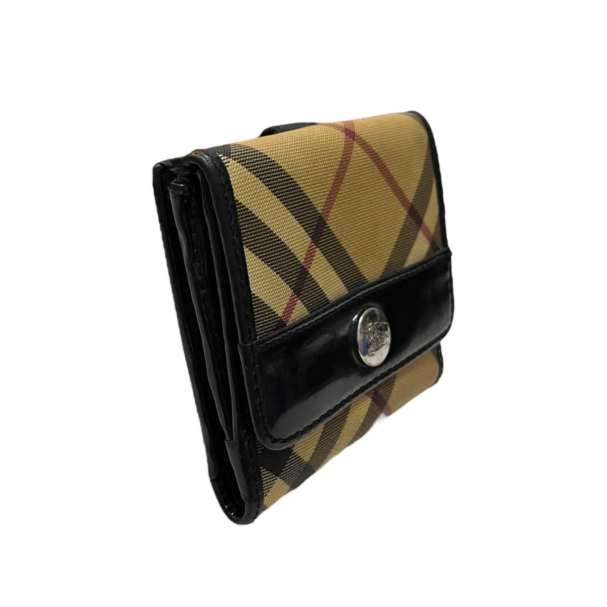 Burberry × Vintage Vintage Burberry Compact Wallet Size ONE SIZE - 4 Thumbnail