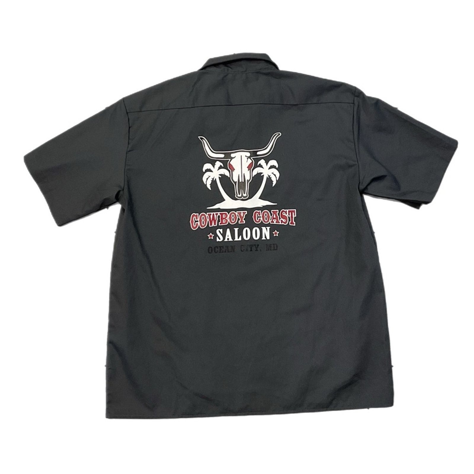 Dickies Dickies Cowboy Coast Saloon Work Graphic Button Up Size US XL / EU 56 / 4 - 2 Thumbnail